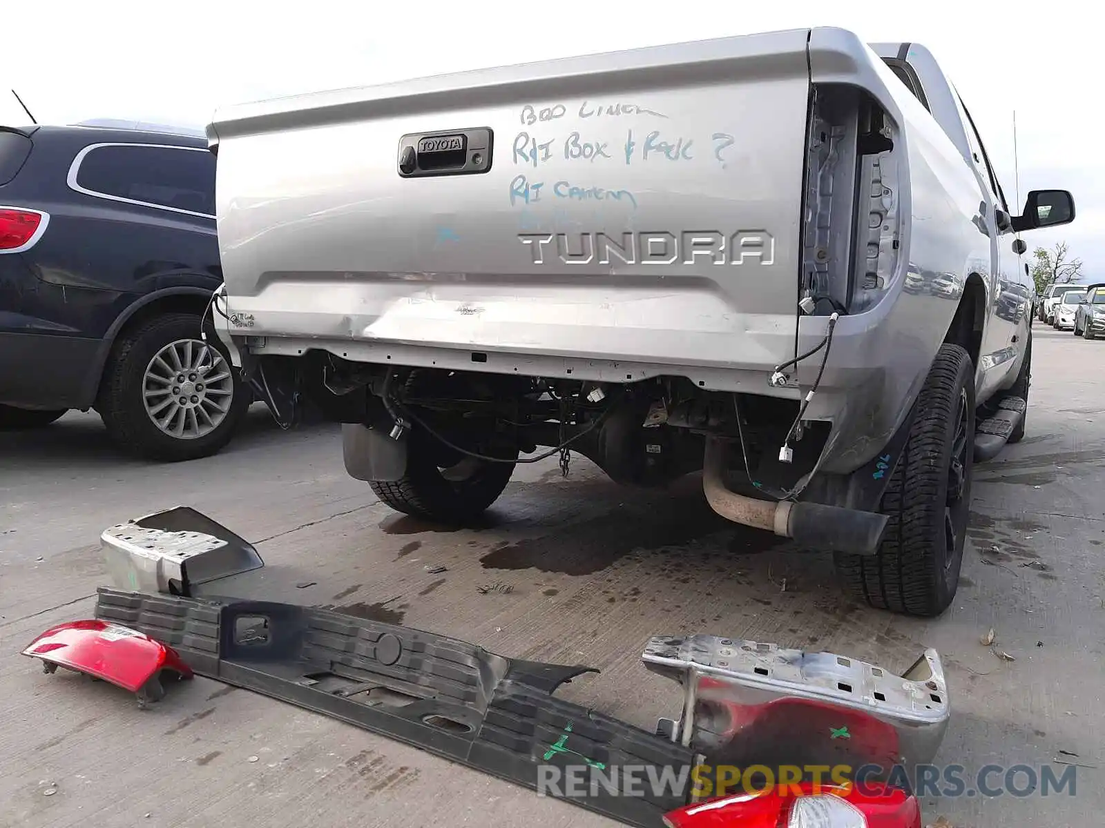 9 Photograph of a damaged car 5TFEY5F12KX250510 TOYOTA TUNDRA 2019