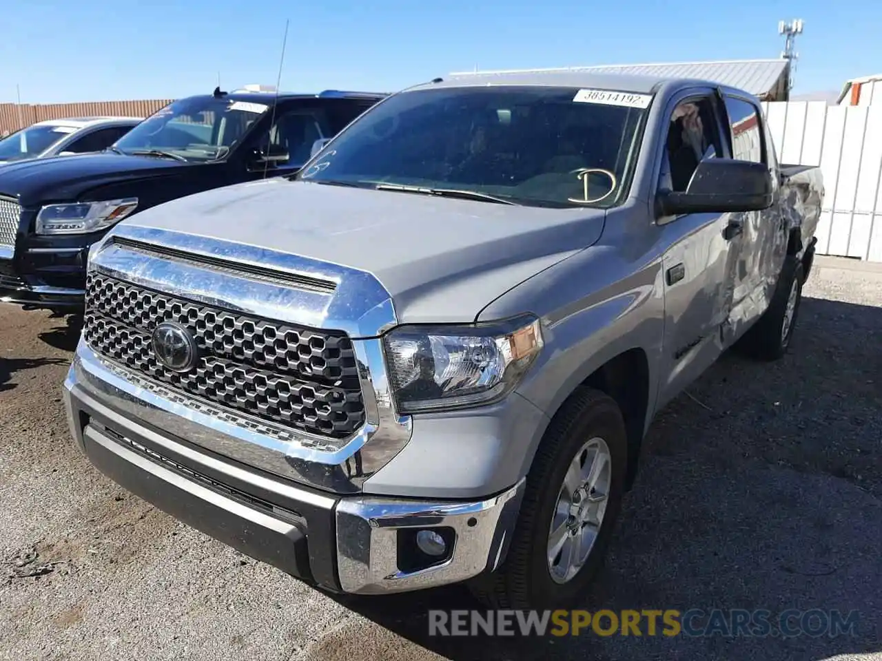 2 Photograph of a damaged car 5TFEY5F12KX251303 TOYOTA TUNDRA 2019