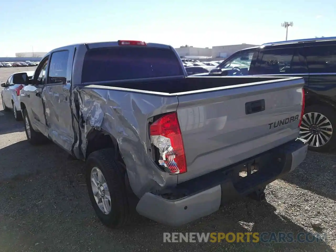 3 Photograph of a damaged car 5TFEY5F12KX251303 TOYOTA TUNDRA 2019