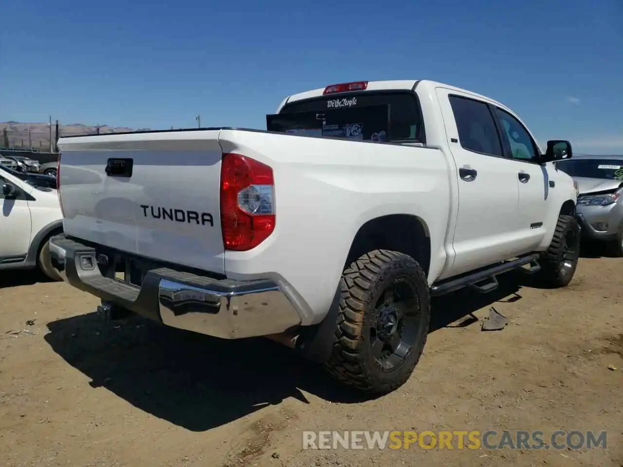 4 Photograph of a damaged car 5TFEY5F12KX253424 TOYOTA TUNDRA 2019