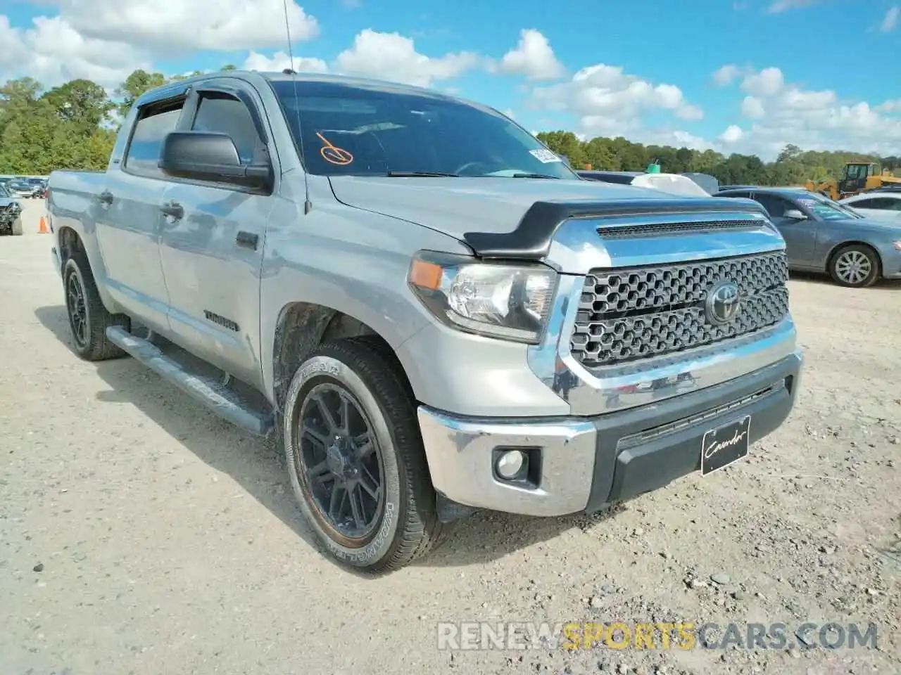 1 Photograph of a damaged car 5TFEY5F12KX253536 TOYOTA TUNDRA 2019