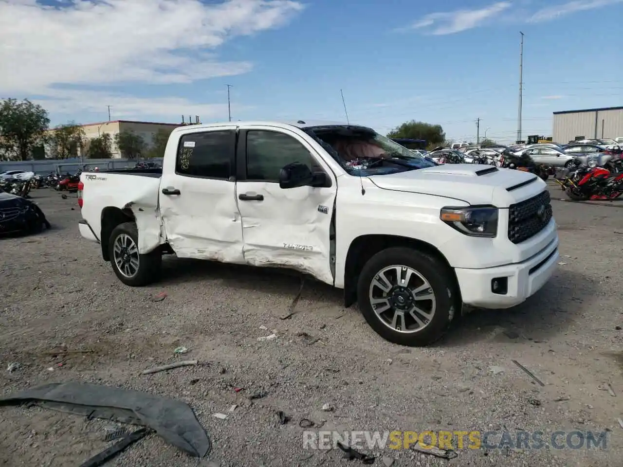 9 Photograph of a damaged car 5TFEY5F13KX244649 TOYOTA TUNDRA 2019