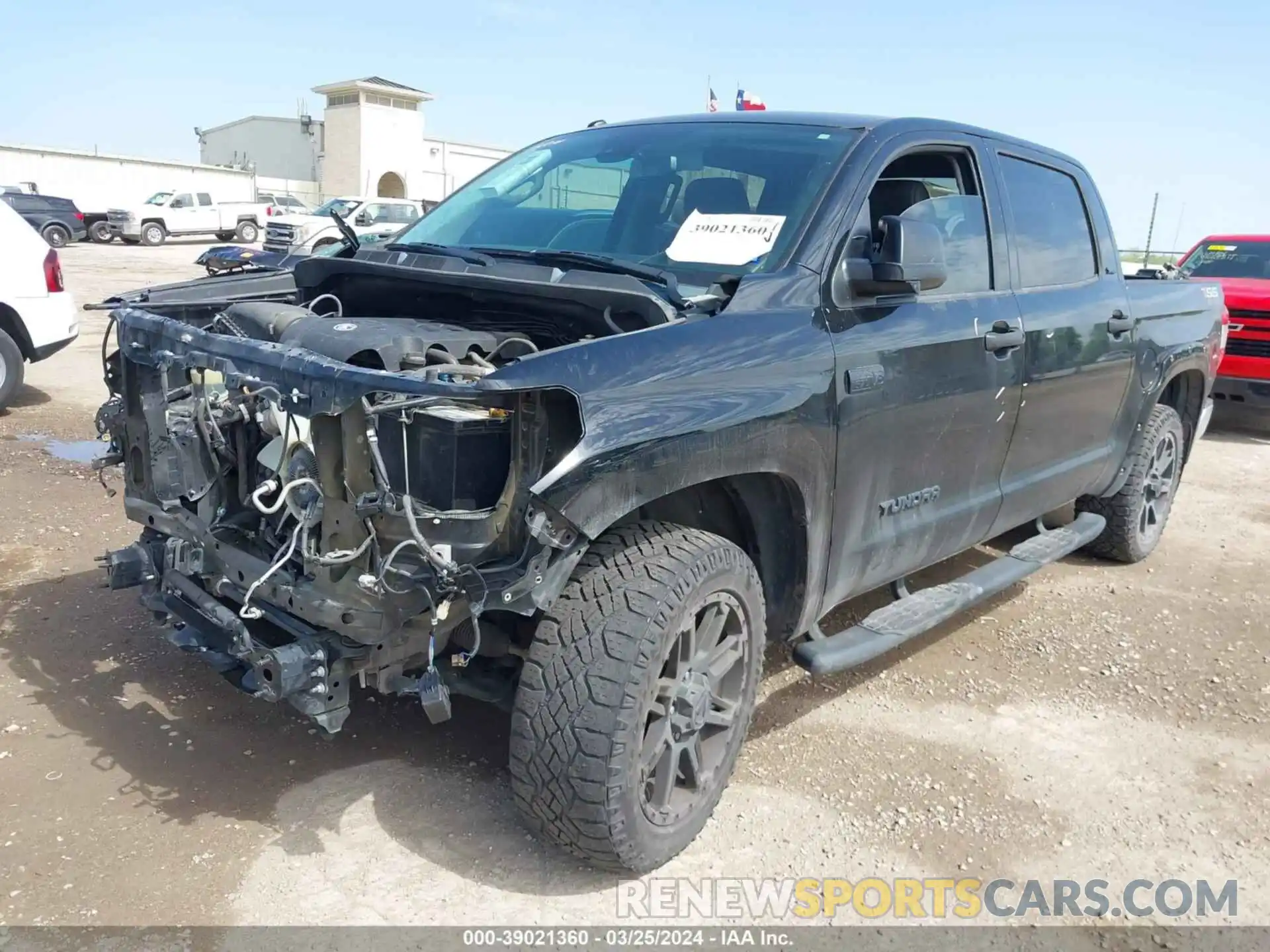 2 Photograph of a damaged car 5TFEY5F13KX246952 TOYOTA TUNDRA 2019