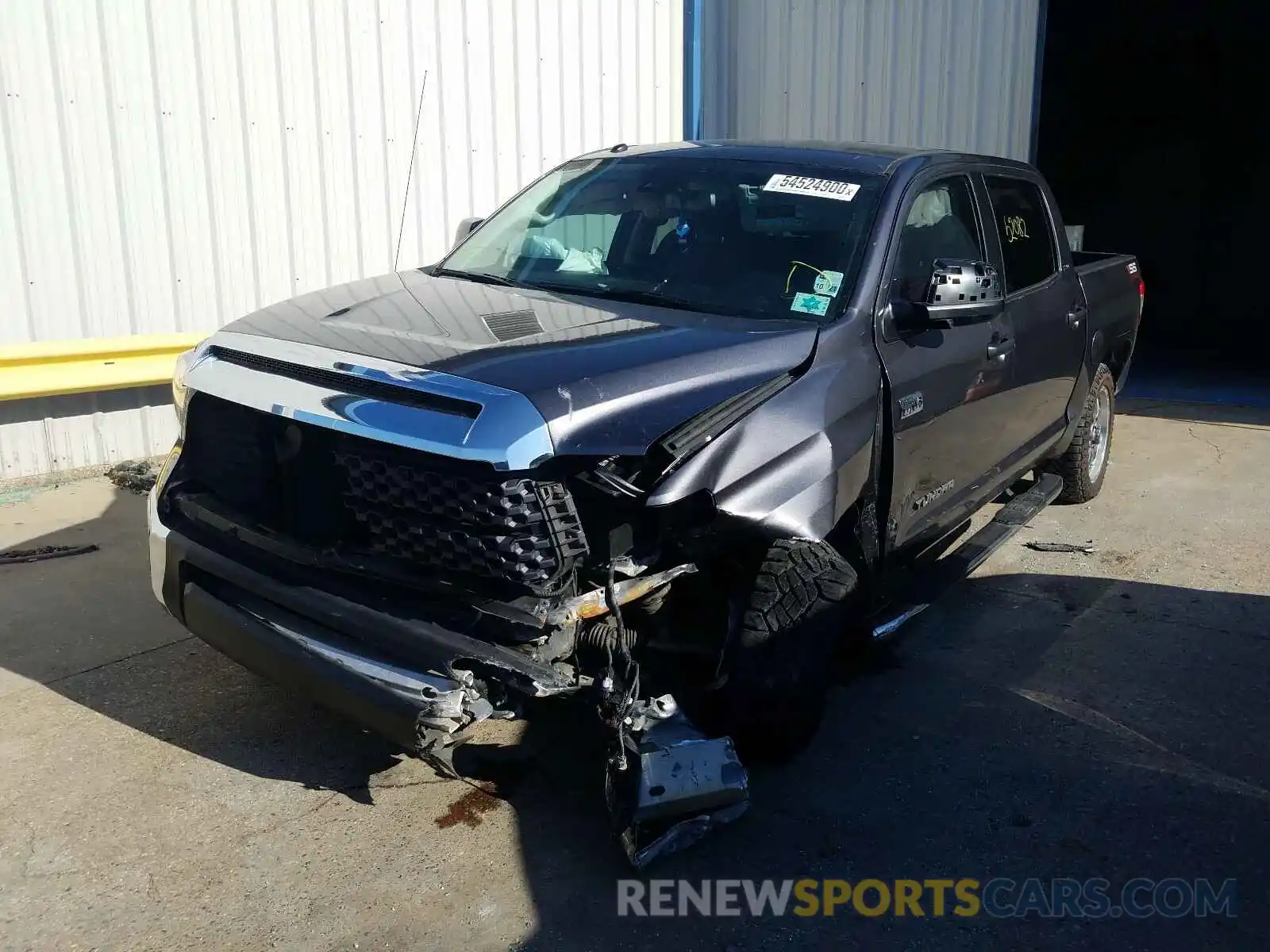 2 Photograph of a damaged car 5TFEY5F13KX251892 TOYOTA TUNDRA 2019