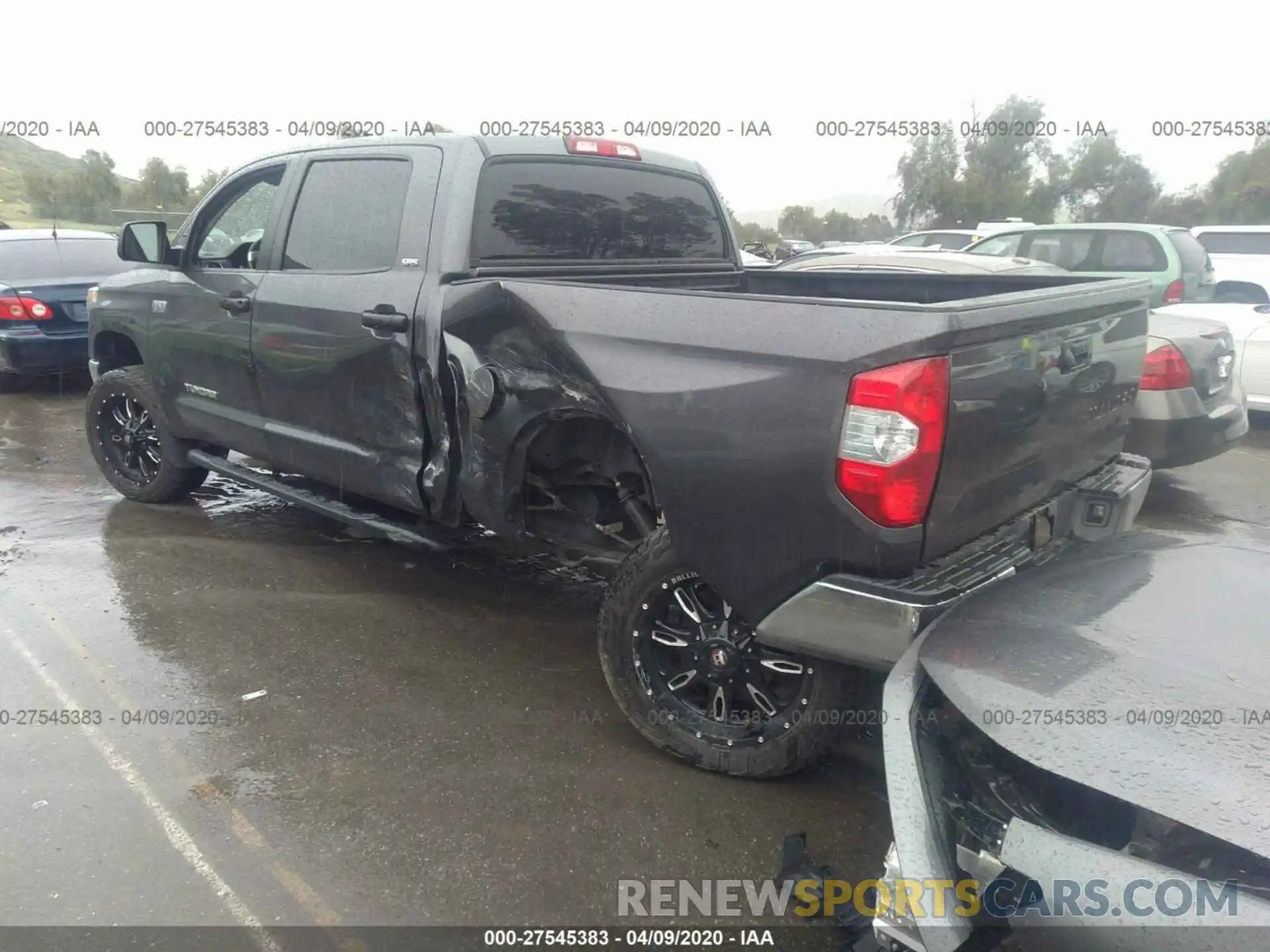 3 Photograph of a damaged car 5TFEY5F14KX247737 TOYOTA TUNDRA 2019