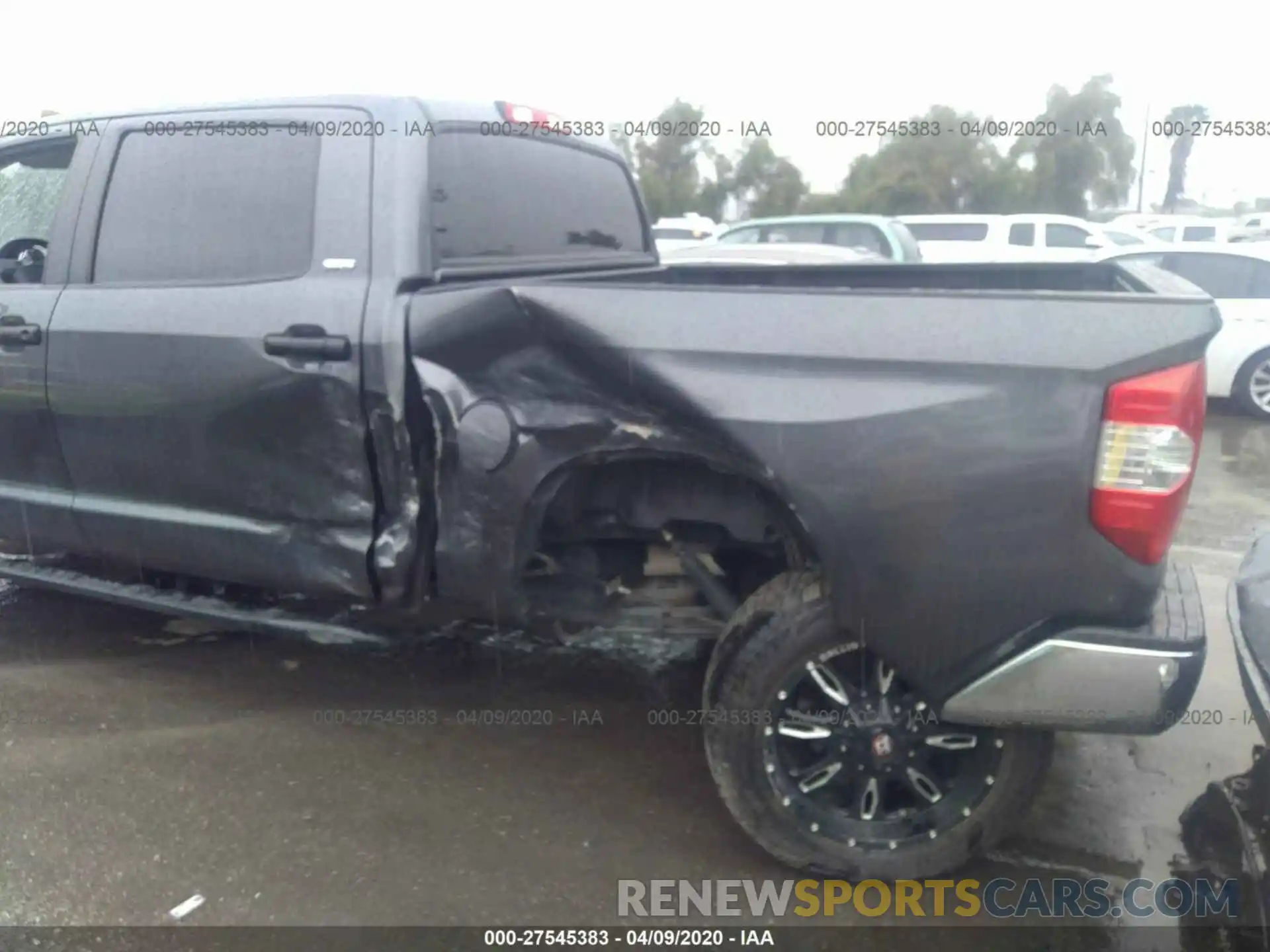 6 Photograph of a damaged car 5TFEY5F14KX247737 TOYOTA TUNDRA 2019