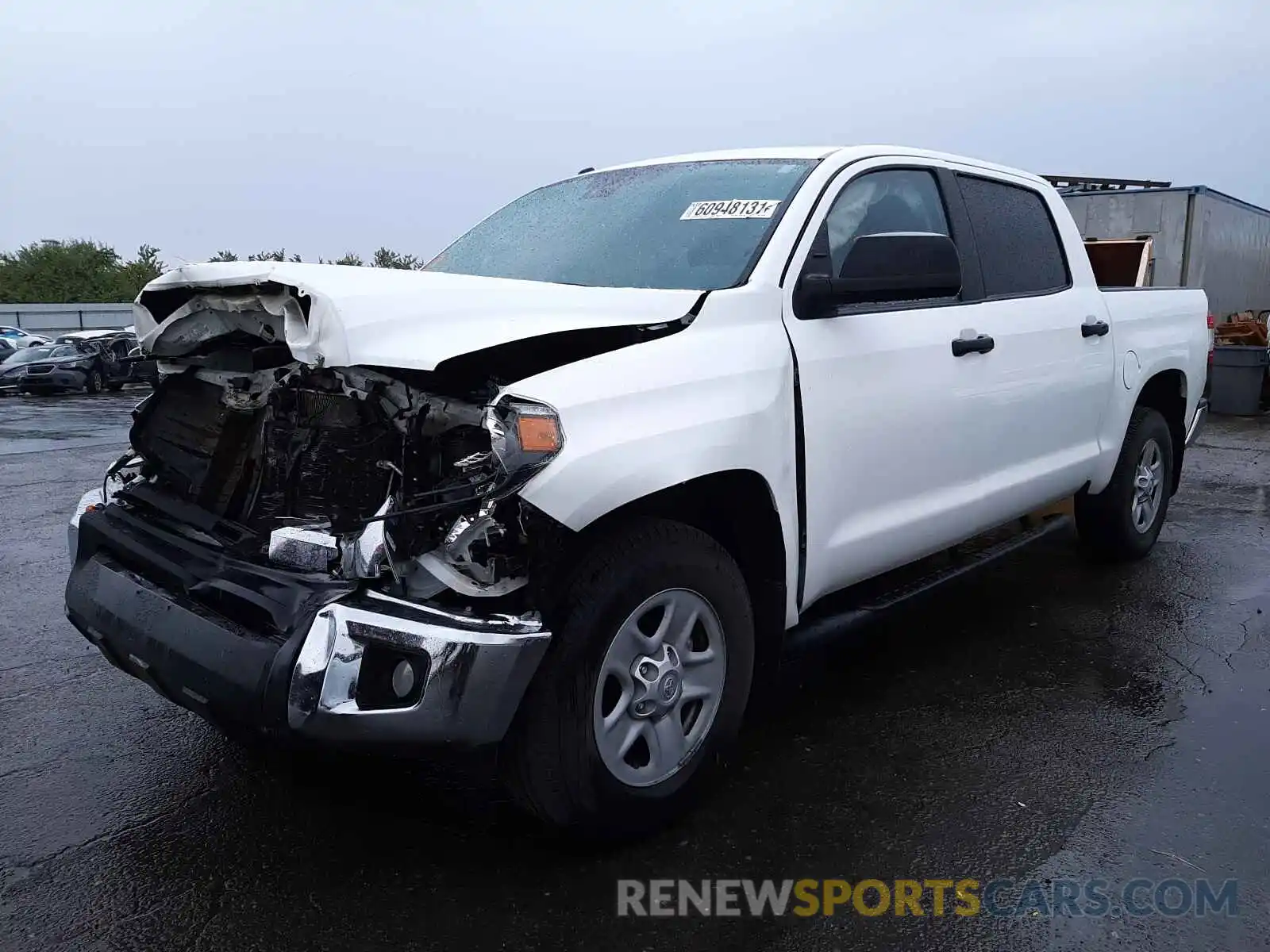 2 Photograph of a damaged car 5TFEY5F14KX250282 TOYOTA TUNDRA 2019