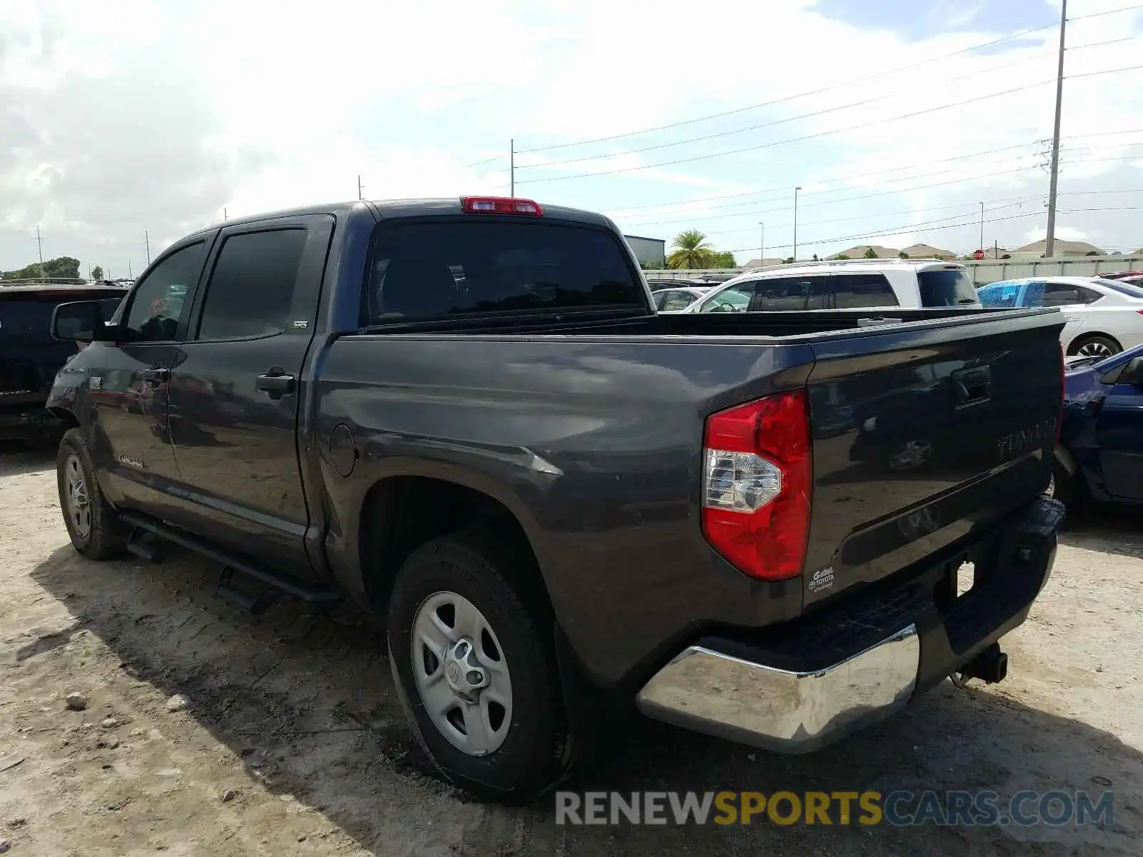 3 Photograph of a damaged car 5TFEY5F14KX253828 TOYOTA TUNDRA 2019