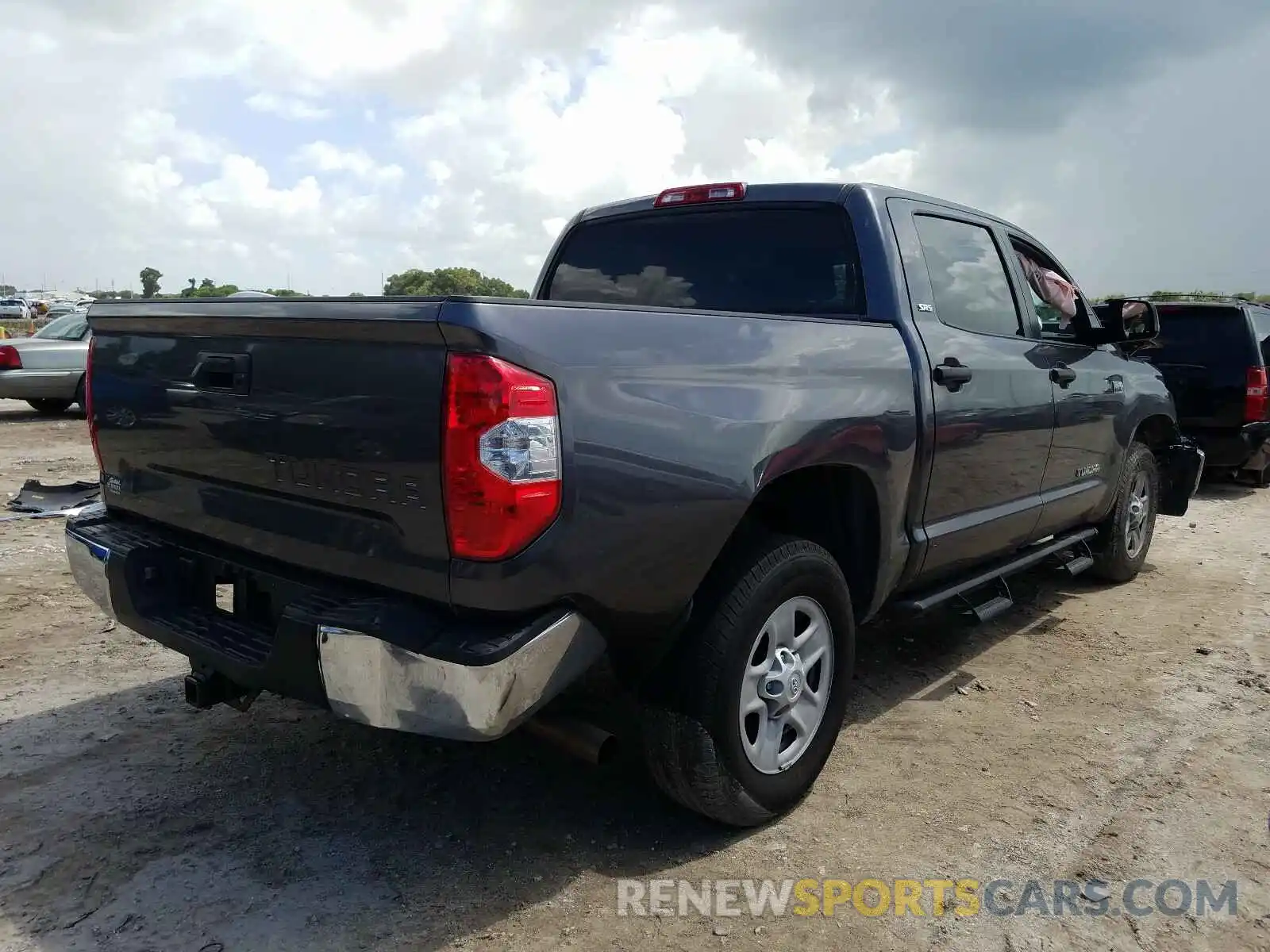 4 Photograph of a damaged car 5TFEY5F14KX253828 TOYOTA TUNDRA 2019