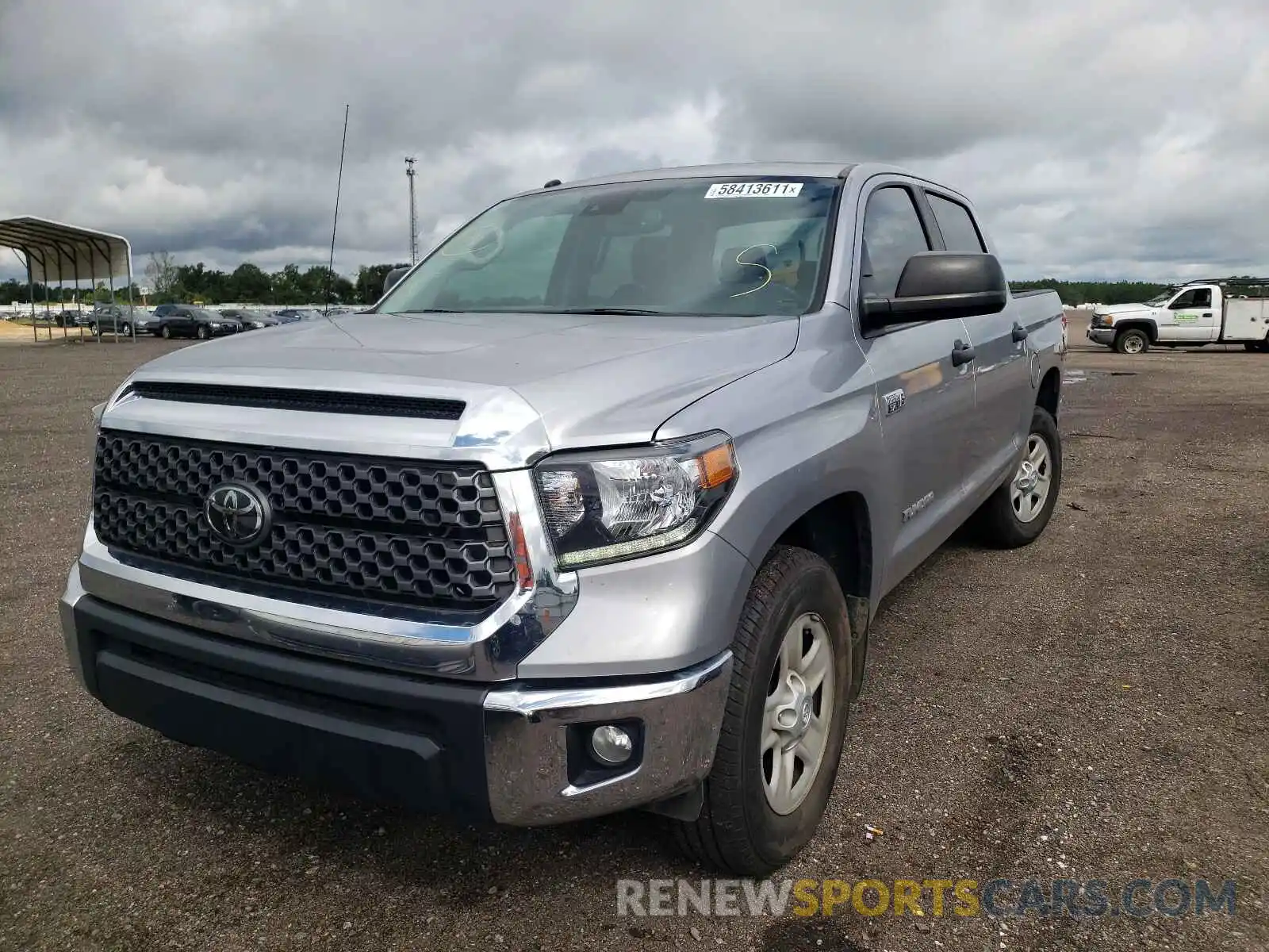 2 Photograph of a damaged car 5TFEY5F14KX254364 TOYOTA TUNDRA 2019