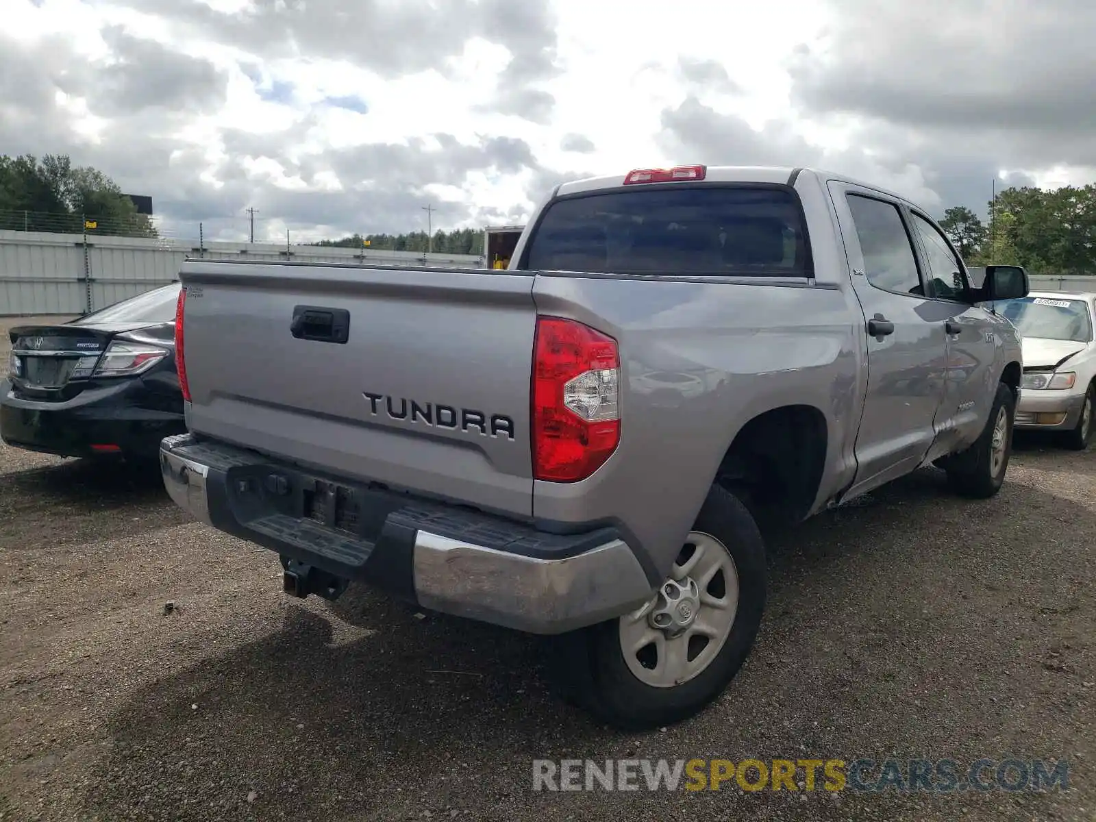 4 Photograph of a damaged car 5TFEY5F14KX254364 TOYOTA TUNDRA 2019