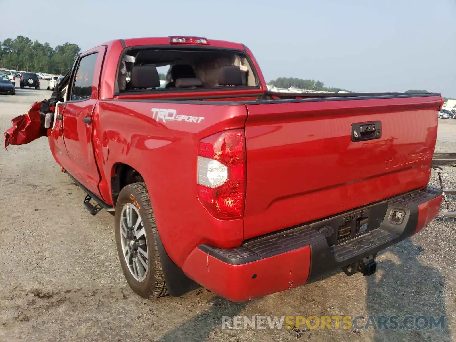 3 Photograph of a damaged car 5TFEY5F14KX254445 TOYOTA TUNDRA 2019