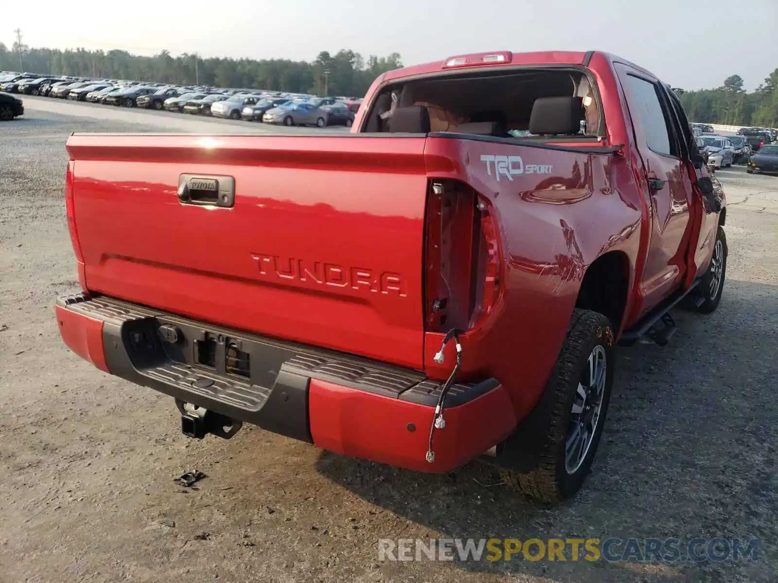 4 Photograph of a damaged car 5TFEY5F14KX254445 TOYOTA TUNDRA 2019