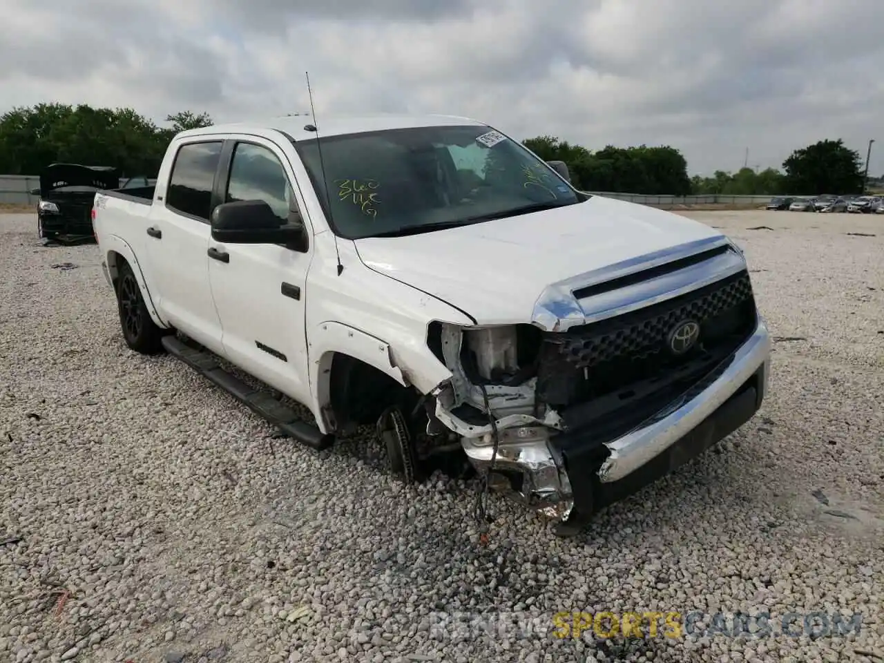 1 Photograph of a damaged car 5TFEY5F15KX245768 TOYOTA TUNDRA 2019