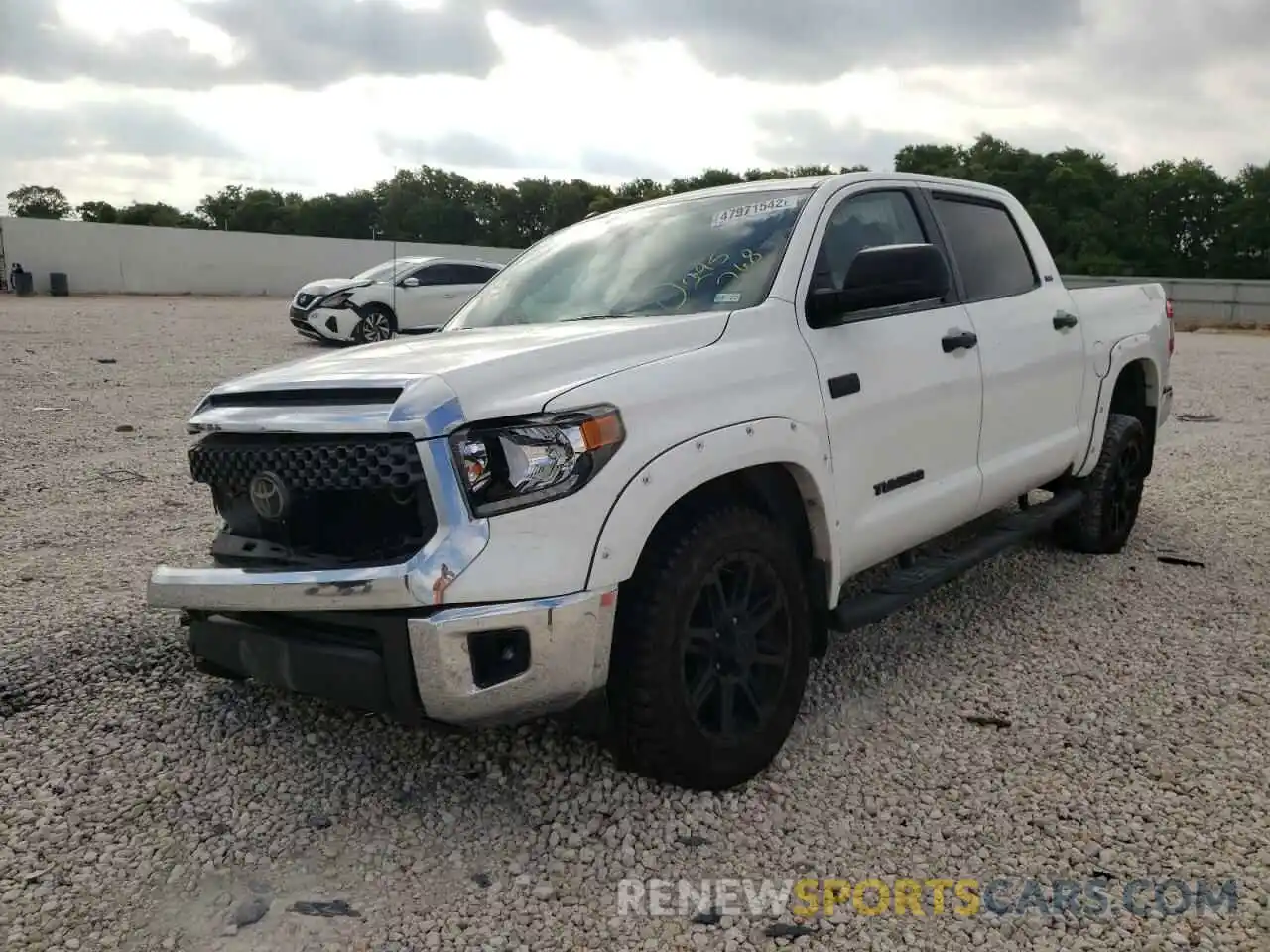 2 Photograph of a damaged car 5TFEY5F15KX245768 TOYOTA TUNDRA 2019