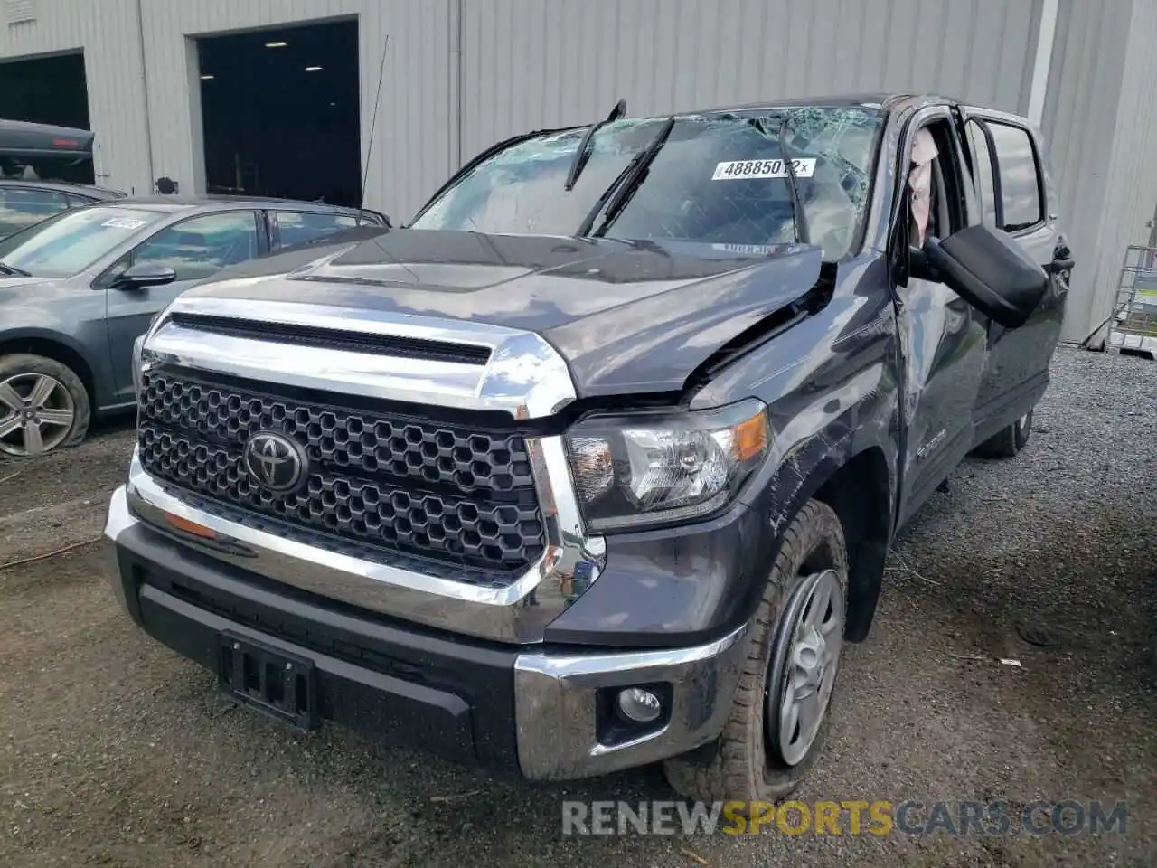 2 Photograph of a damaged car 5TFEY5F15KX246306 TOYOTA TUNDRA 2019