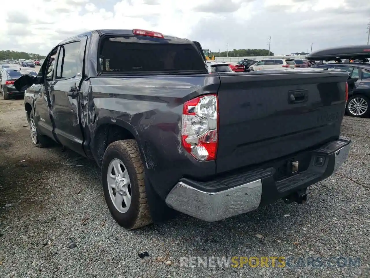 3 Photograph of a damaged car 5TFEY5F15KX246306 TOYOTA TUNDRA 2019