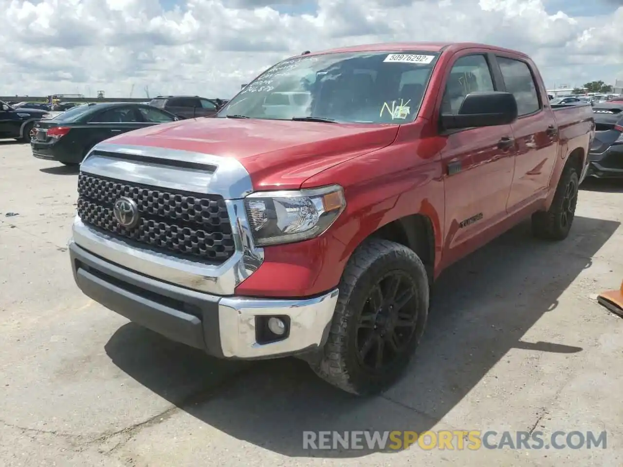 2 Photograph of a damaged car 5TFEY5F16KX246878 TOYOTA TUNDRA 2019