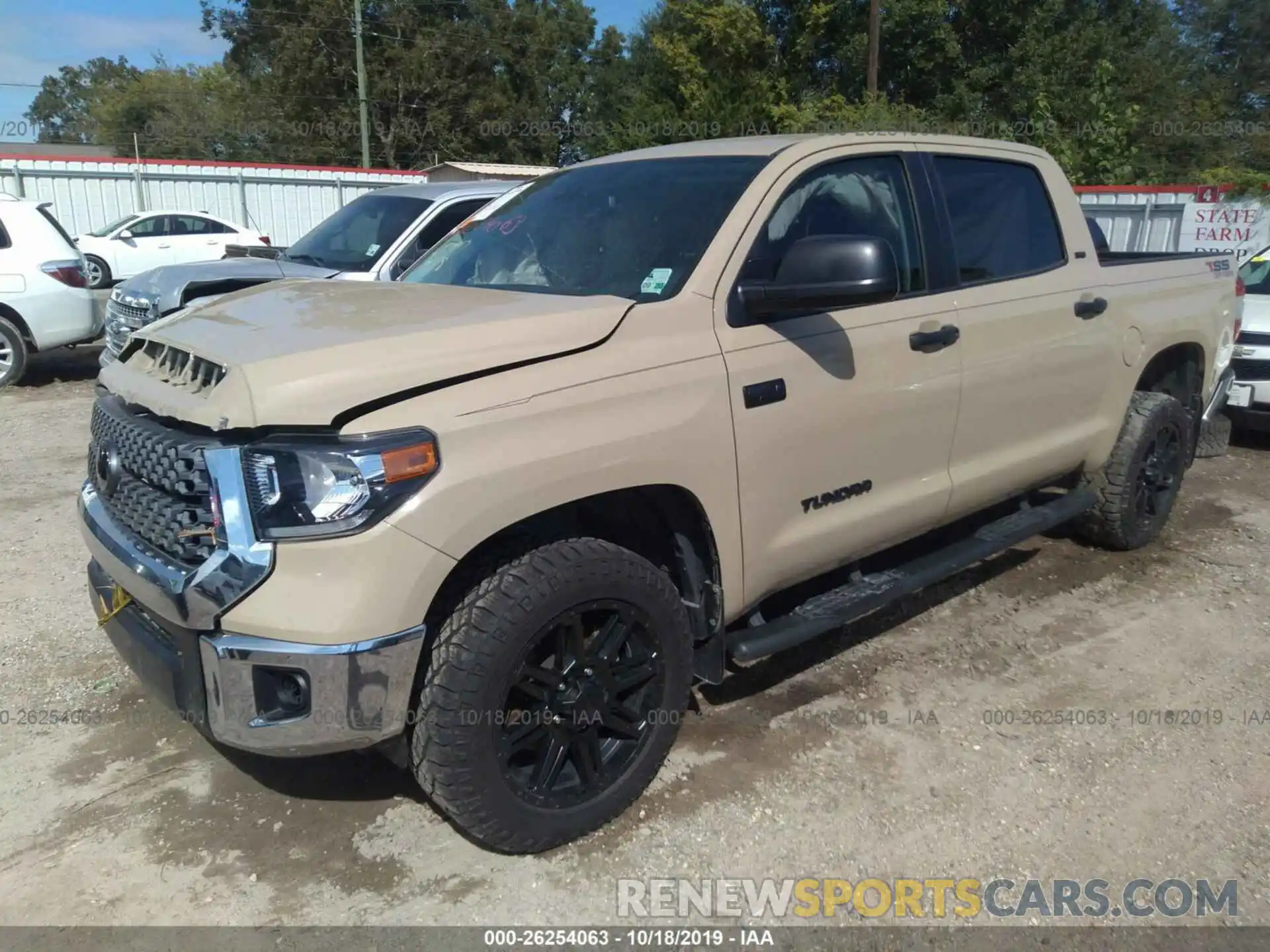 2 Photograph of a damaged car 5TFEY5F17KX245366 TOYOTA TUNDRA 2019