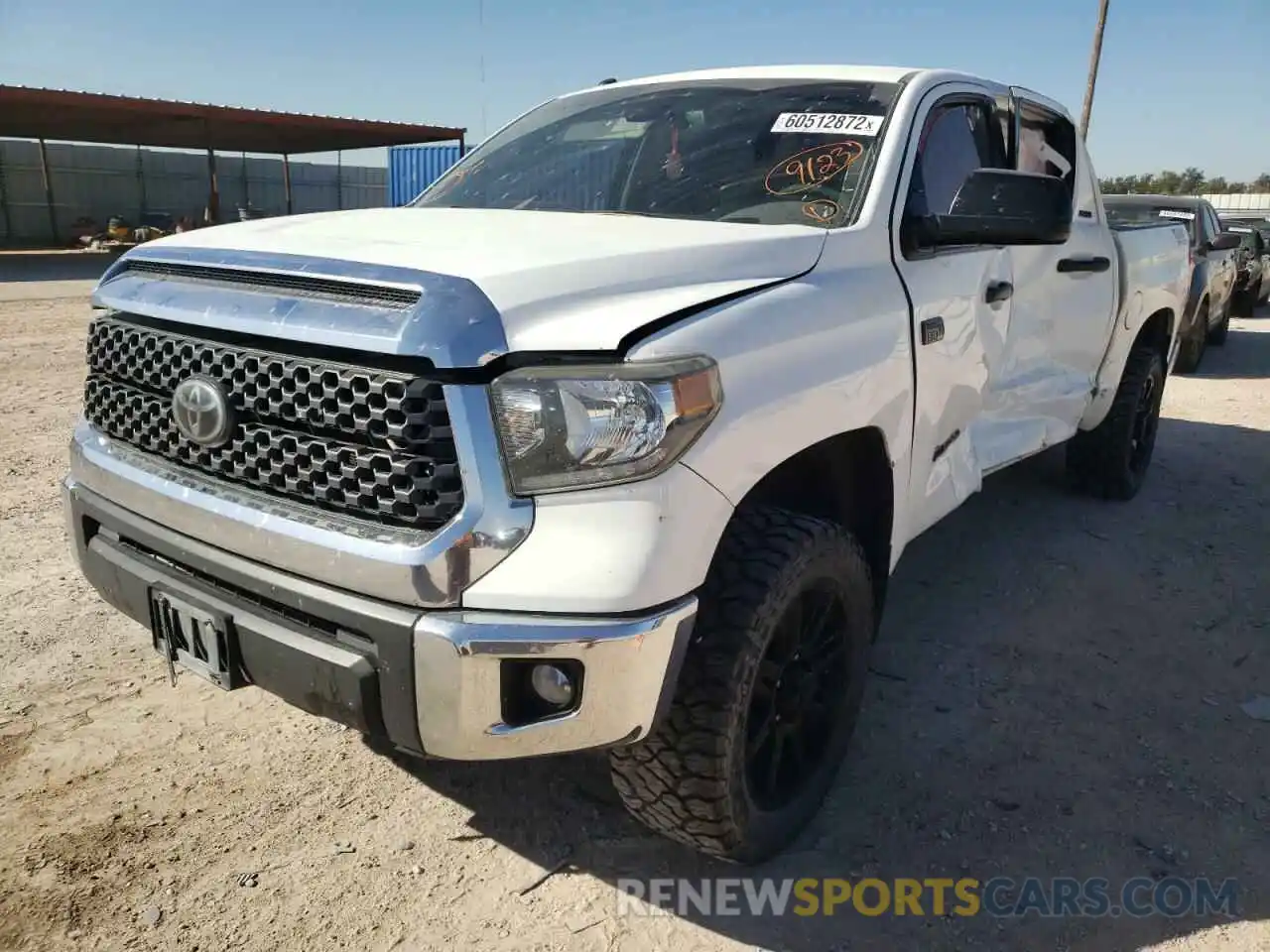 2 Photograph of a damaged car 5TFEY5F17KX246341 TOYOTA TUNDRA 2019