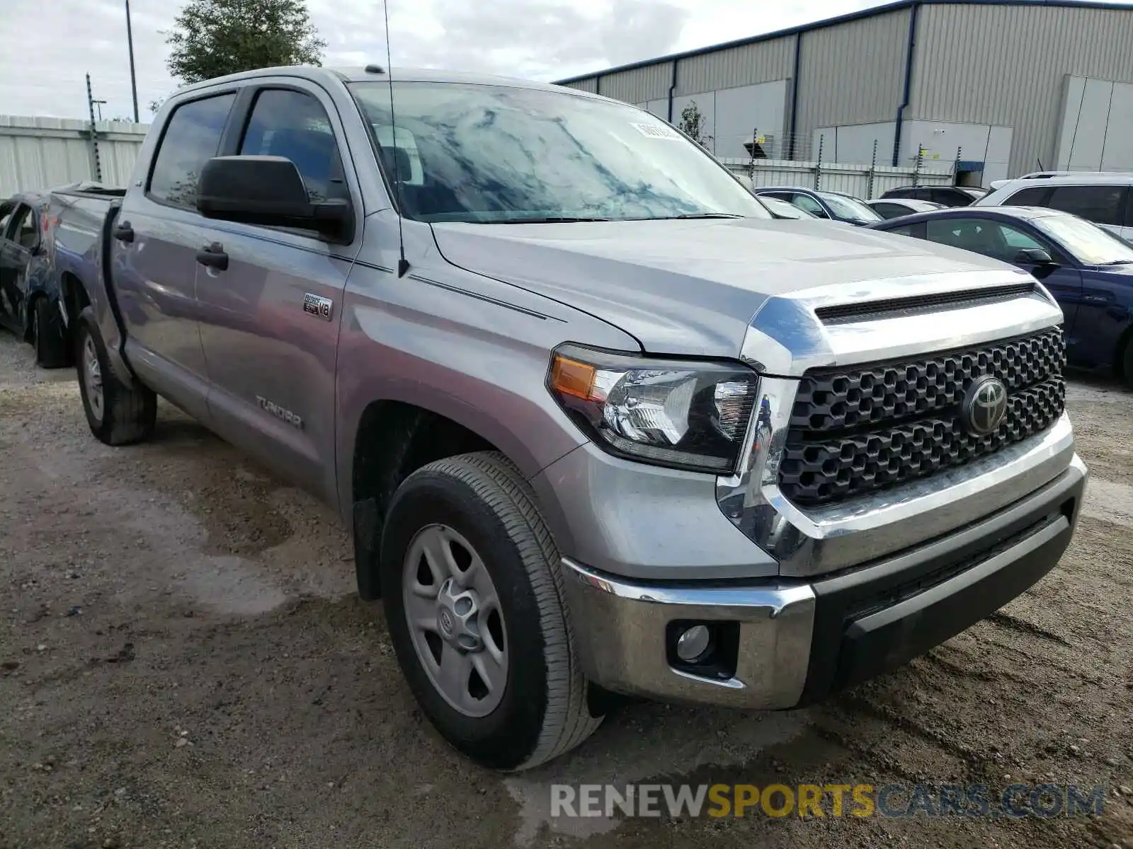 1 Photograph of a damaged car 5TFEY5F17KX246968 TOYOTA TUNDRA 2019