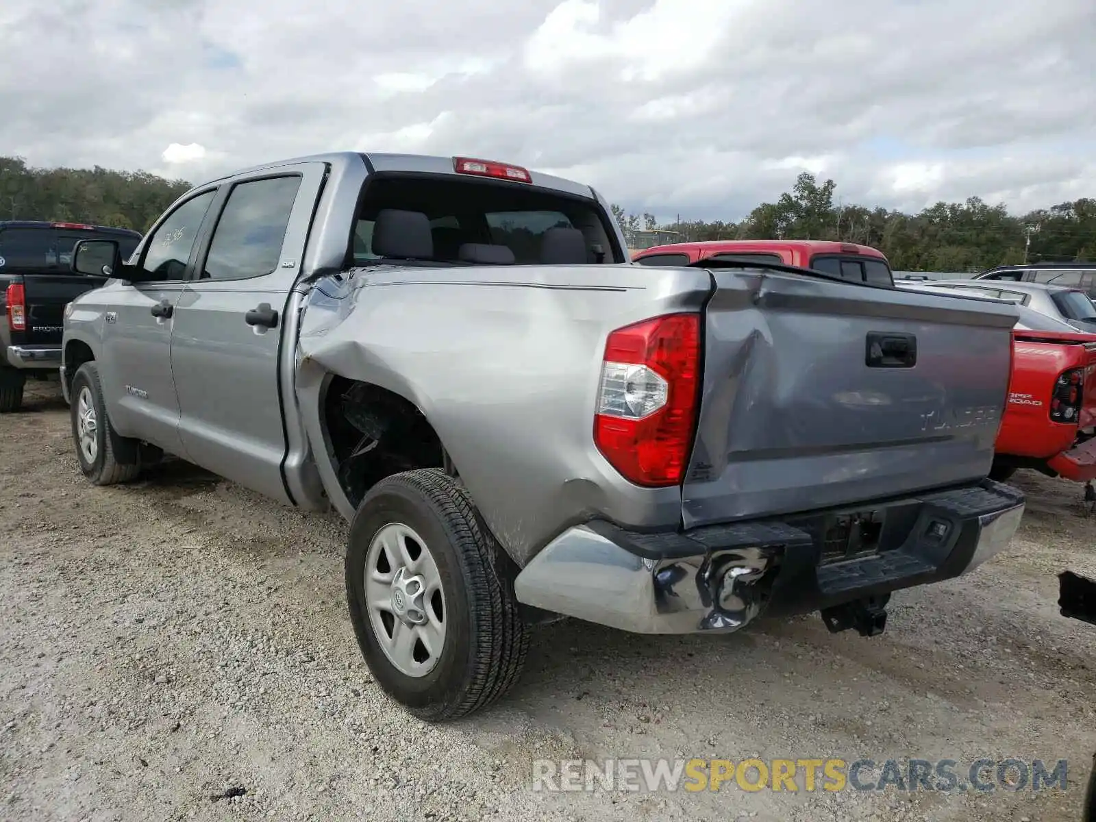 3 Photograph of a damaged car 5TFEY5F17KX246968 TOYOTA TUNDRA 2019