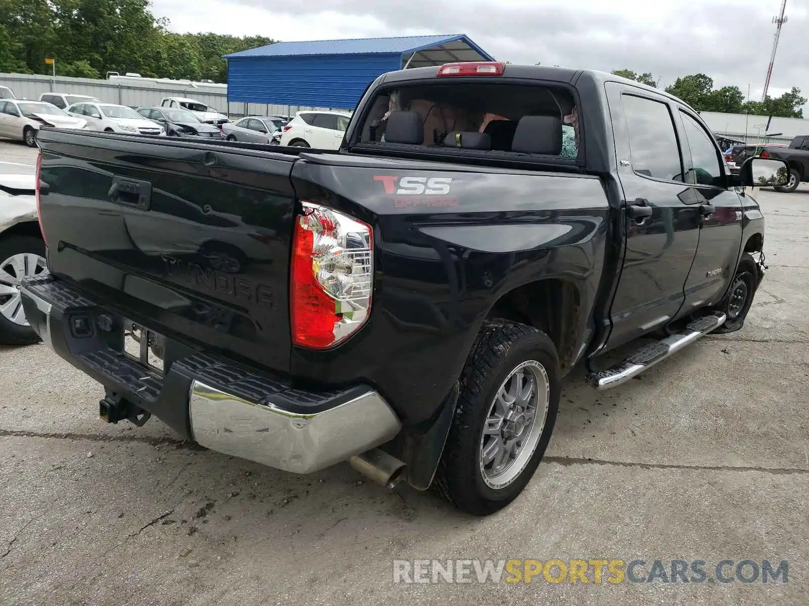 4 Photograph of a damaged car 5TFEY5F17KX250406 TOYOTA TUNDRA 2019