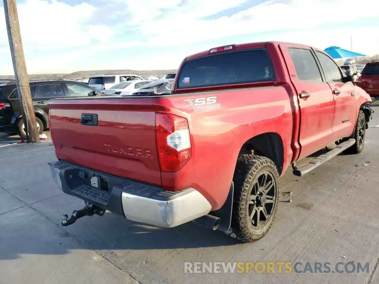 4 Photograph of a damaged car 5TFEY5F17KX250468 TOYOTA TUNDRA 2019