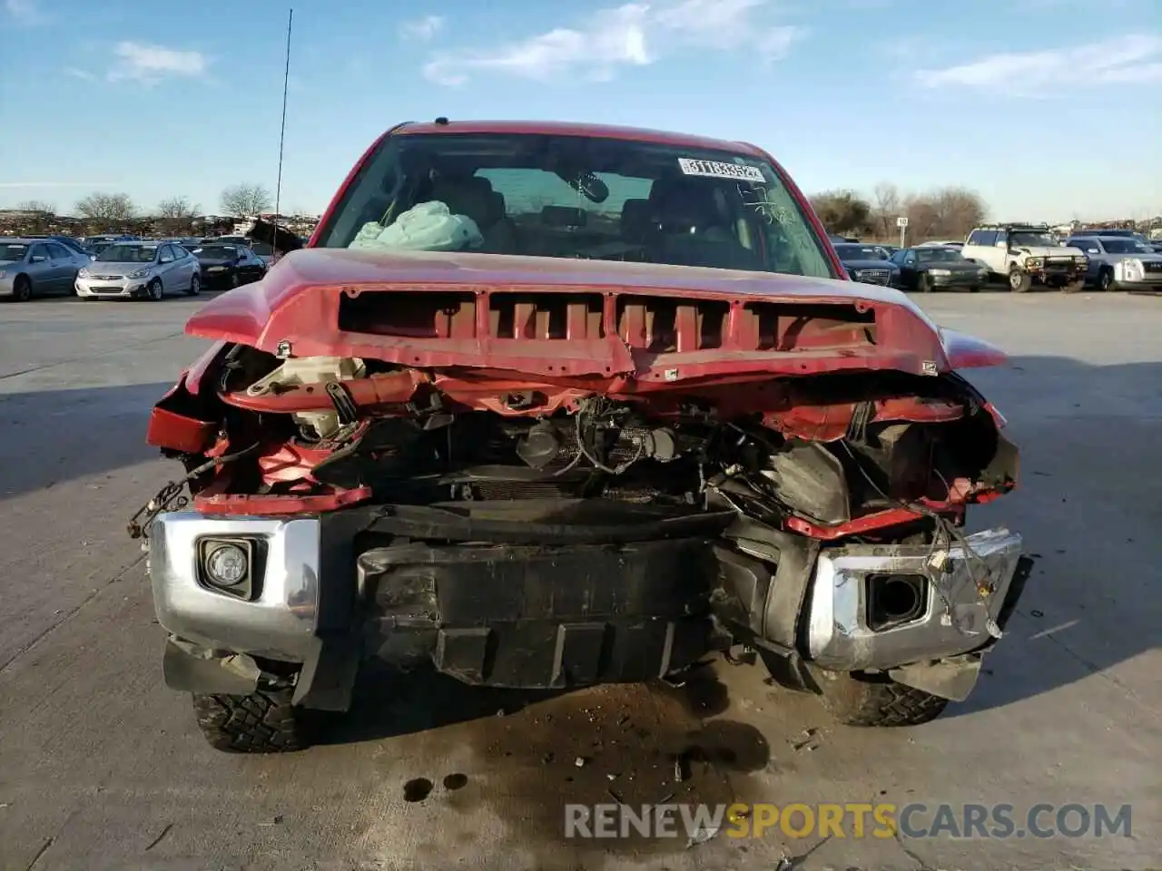 9 Photograph of a damaged car 5TFEY5F17KX250468 TOYOTA TUNDRA 2019