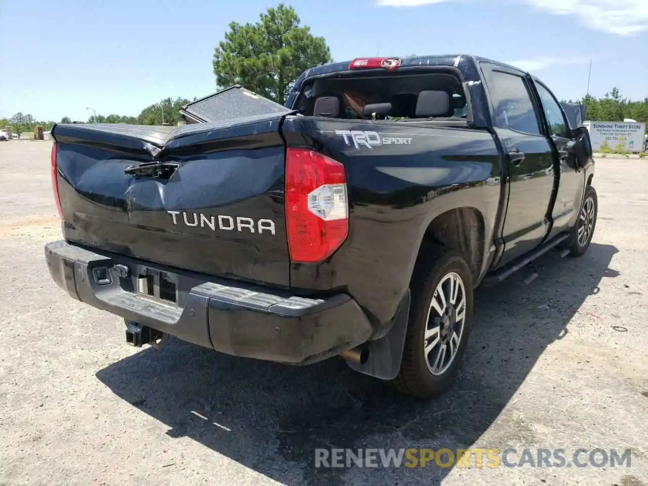 4 Photograph of a damaged car 5TFEY5F18KX251077 TOYOTA TUNDRA 2019