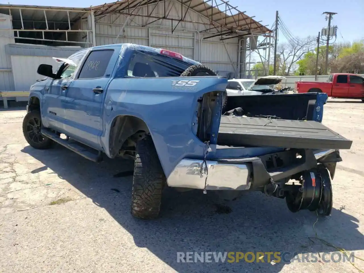 3 Photograph of a damaged car 5TFEY5F18KX251497 TOYOTA TUNDRA 2019