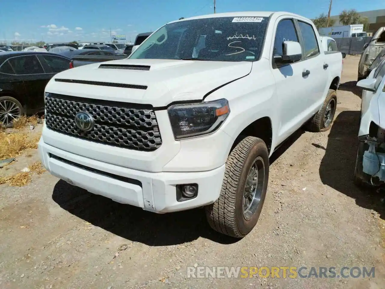 2 Photograph of a damaged car 5TFEY5F19KX246065 TOYOTA TUNDRA 2019