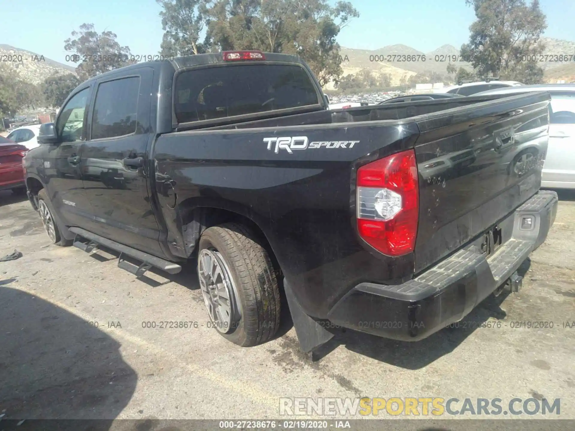 3 Photograph of a damaged car 5TFEY5F19KX250455 TOYOTA TUNDRA 2019