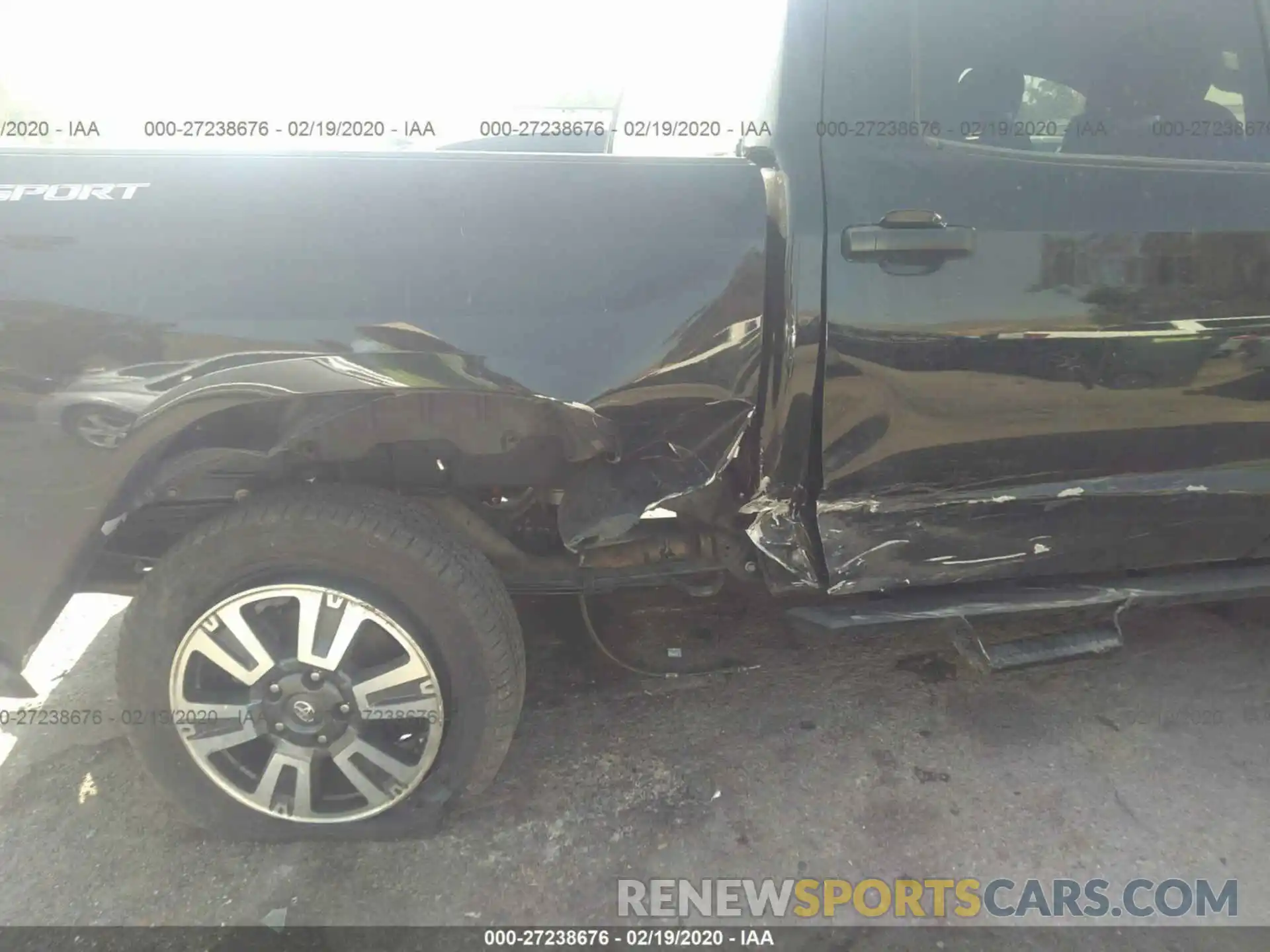 6 Photograph of a damaged car 5TFEY5F19KX250455 TOYOTA TUNDRA 2019