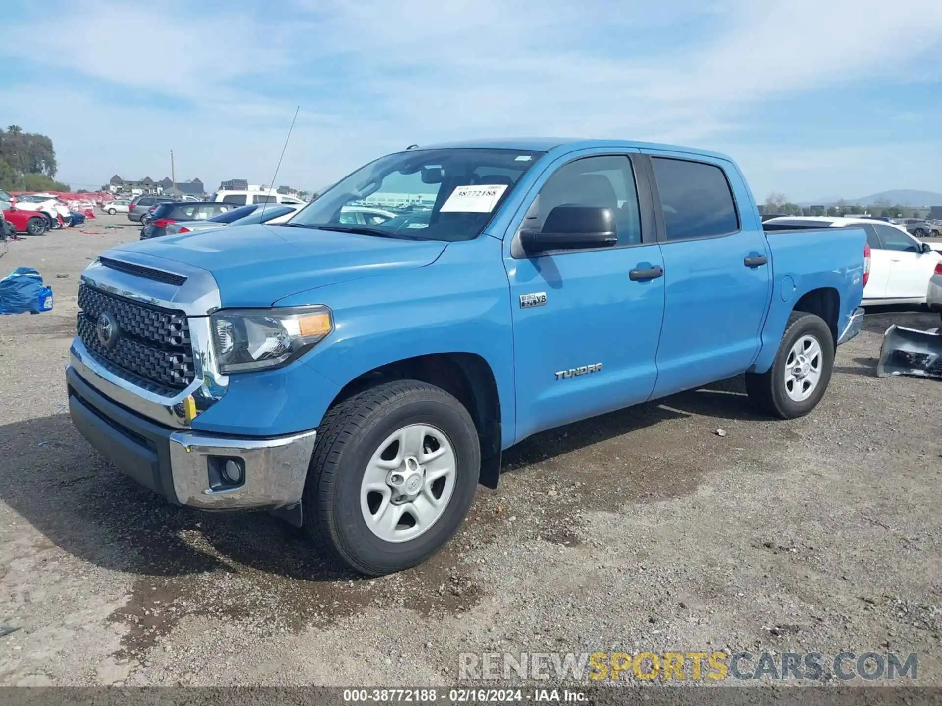 2 Photograph of a damaged car 5TFEY5F19KX250813 TOYOTA TUNDRA 2019