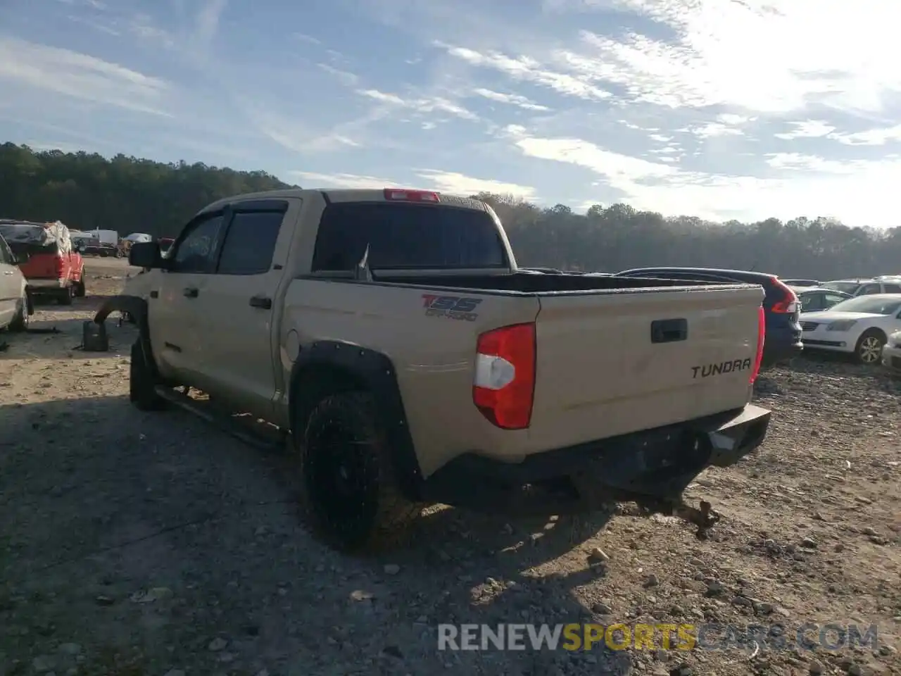 3 Photograph of a damaged car 5TFEY5F19KX252724 TOYOTA TUNDRA 2019