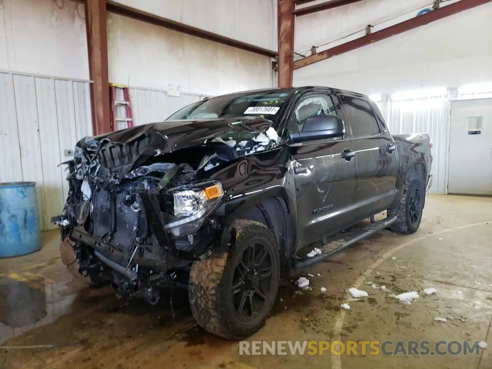 2 Photograph of a damaged car 5TFEY5F19KX253730 TOYOTA TUNDRA 2019