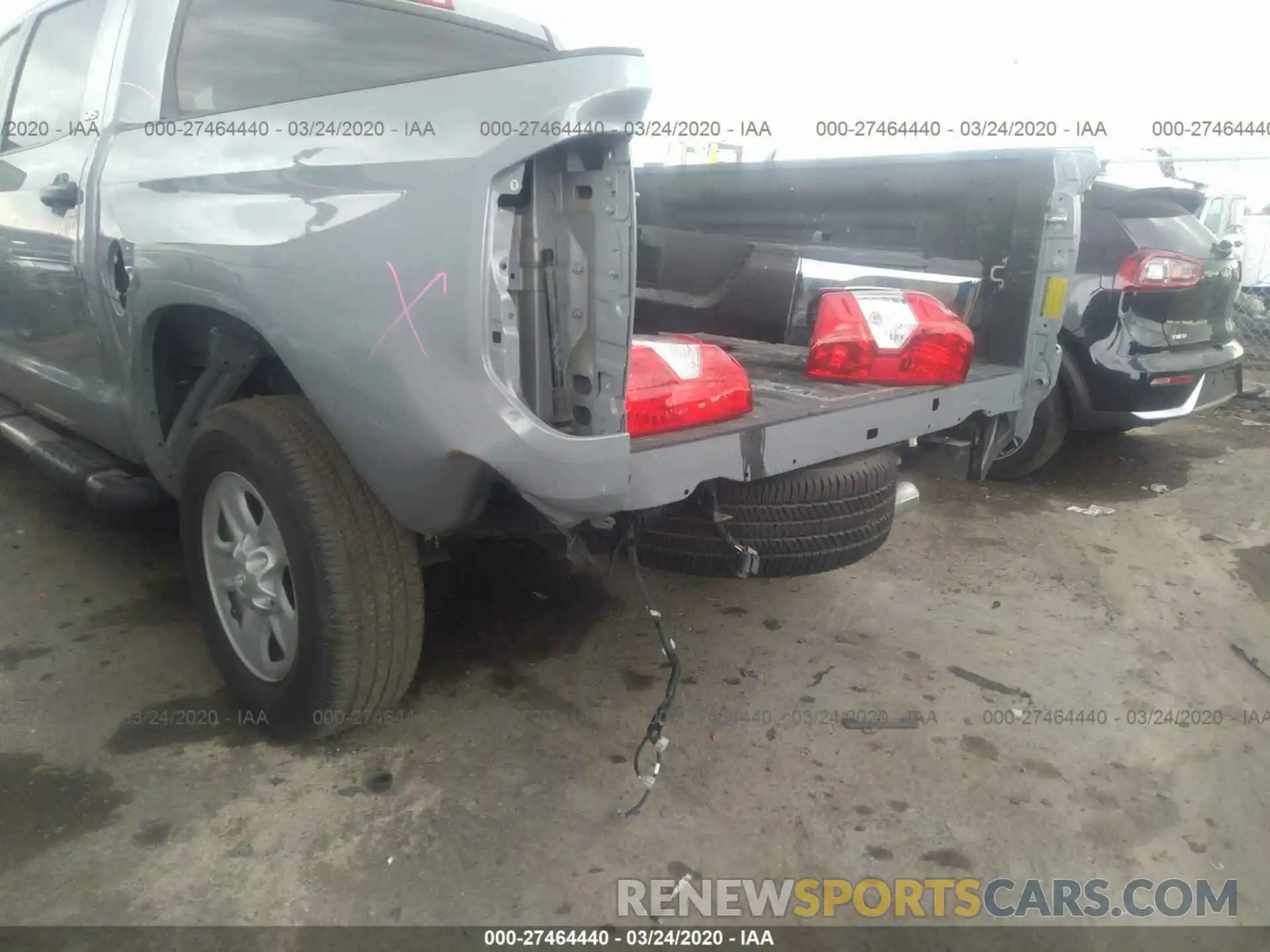 6 Photograph of a damaged car 5TFEY5F1XKX245197 TOYOTA TUNDRA 2019