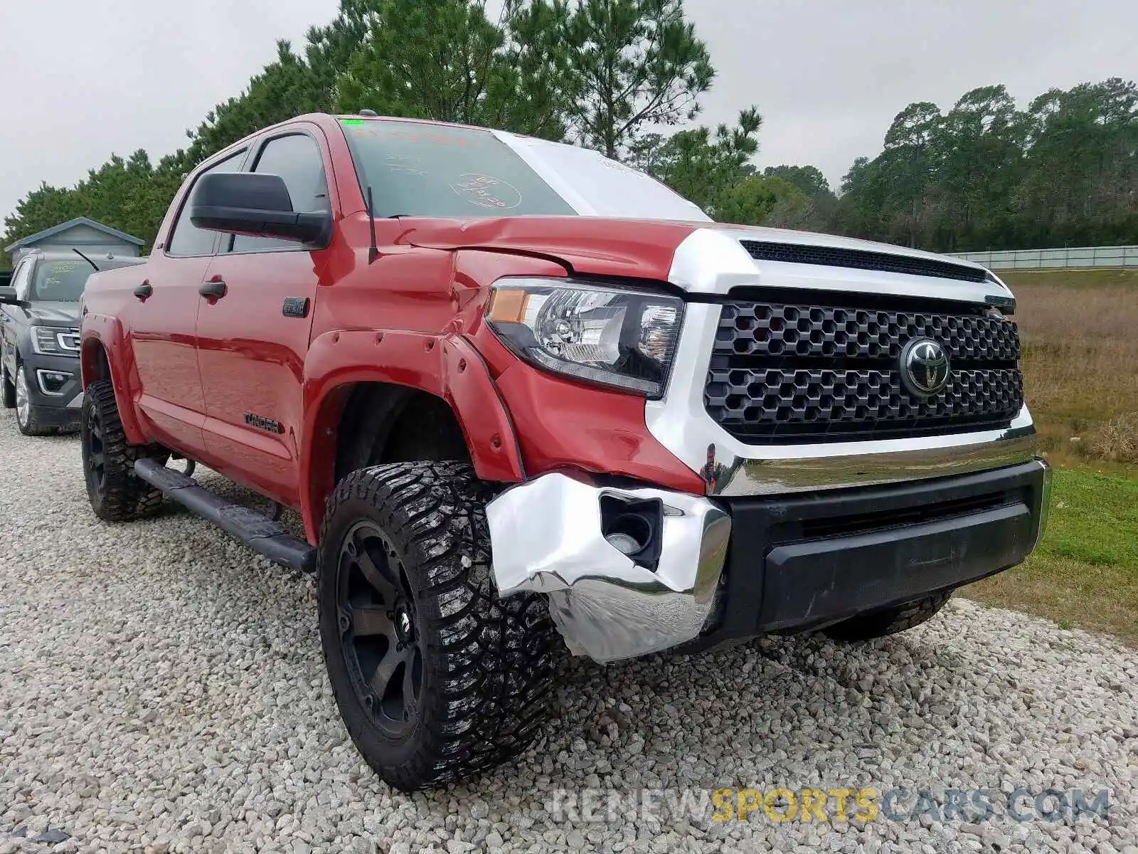 1 Photograph of a damaged car 5TFEY5F1XKX246494 TOYOTA TUNDRA 2019