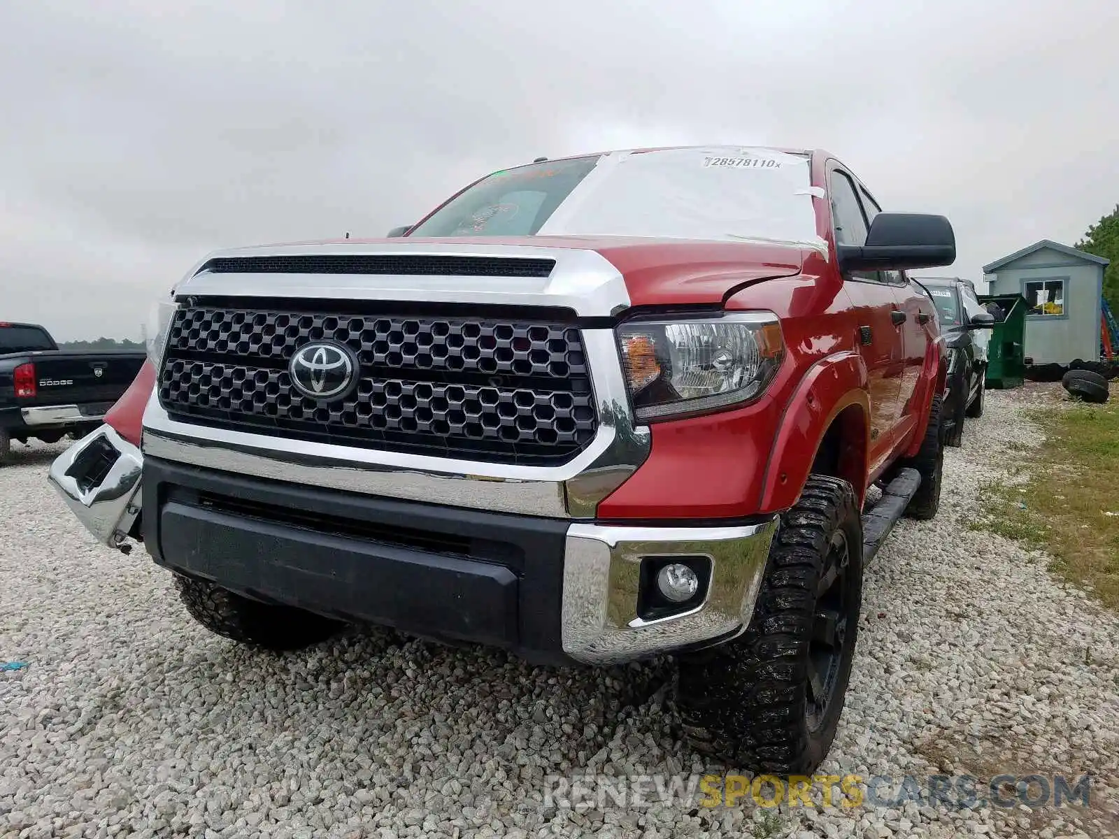 2 Photograph of a damaged car 5TFEY5F1XKX246494 TOYOTA TUNDRA 2019