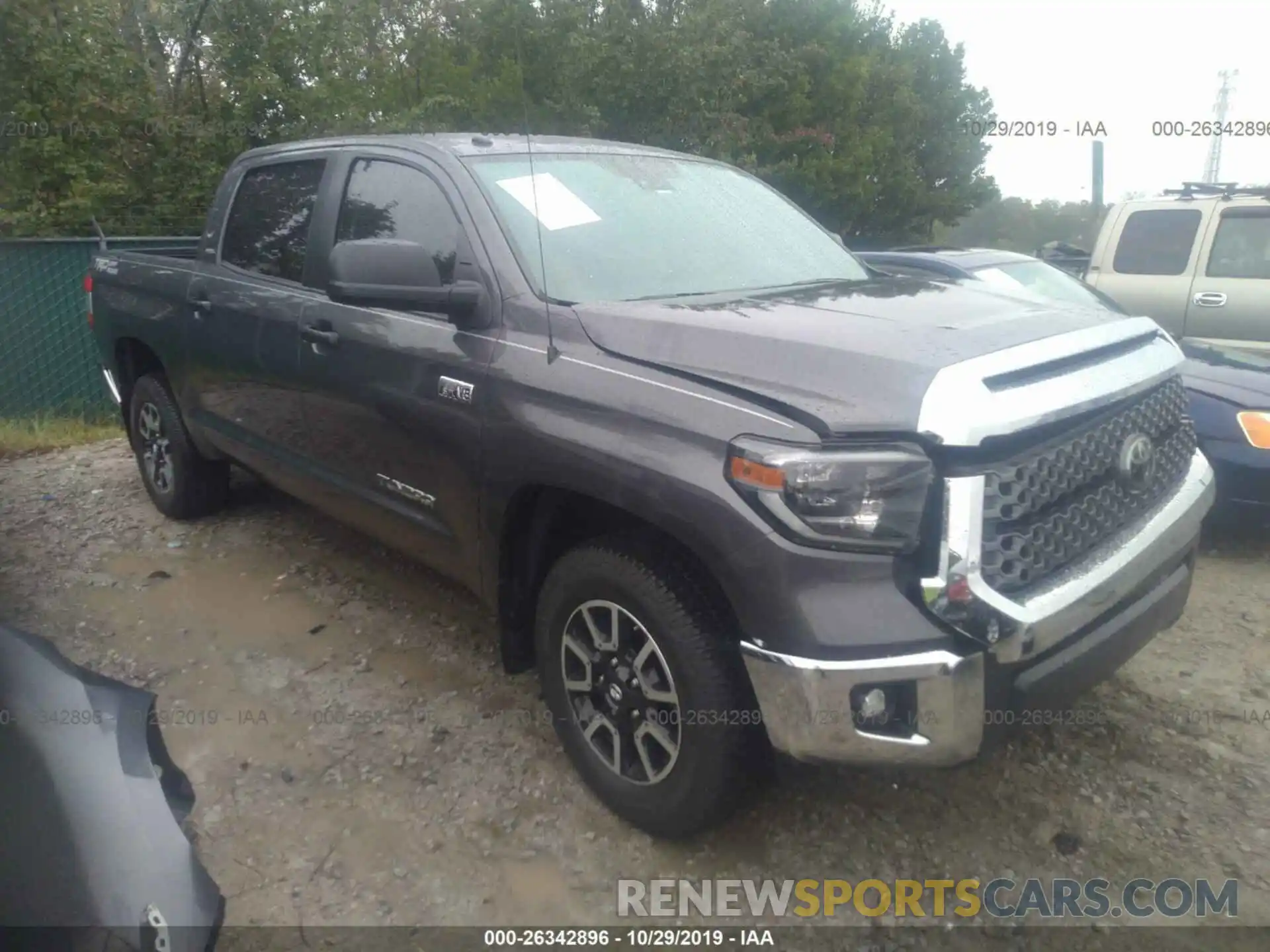 1 Photograph of a damaged car 5TFEY5F1XKX246883 TOYOTA TUNDRA 2019