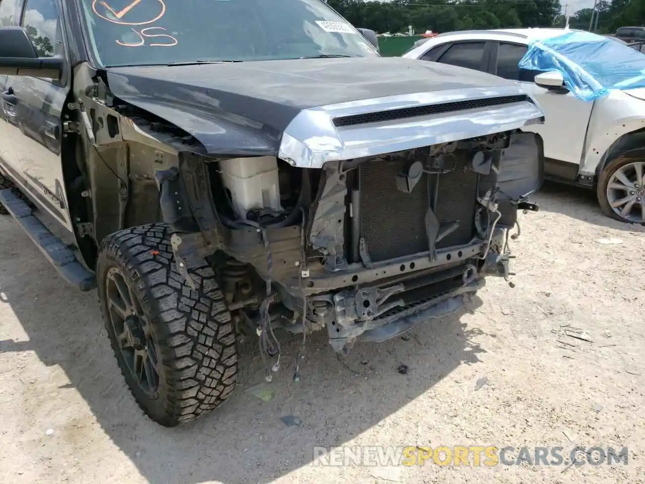 9 Photograph of a damaged car 5TFEY5F1XKX249301 TOYOTA TUNDRA 2019