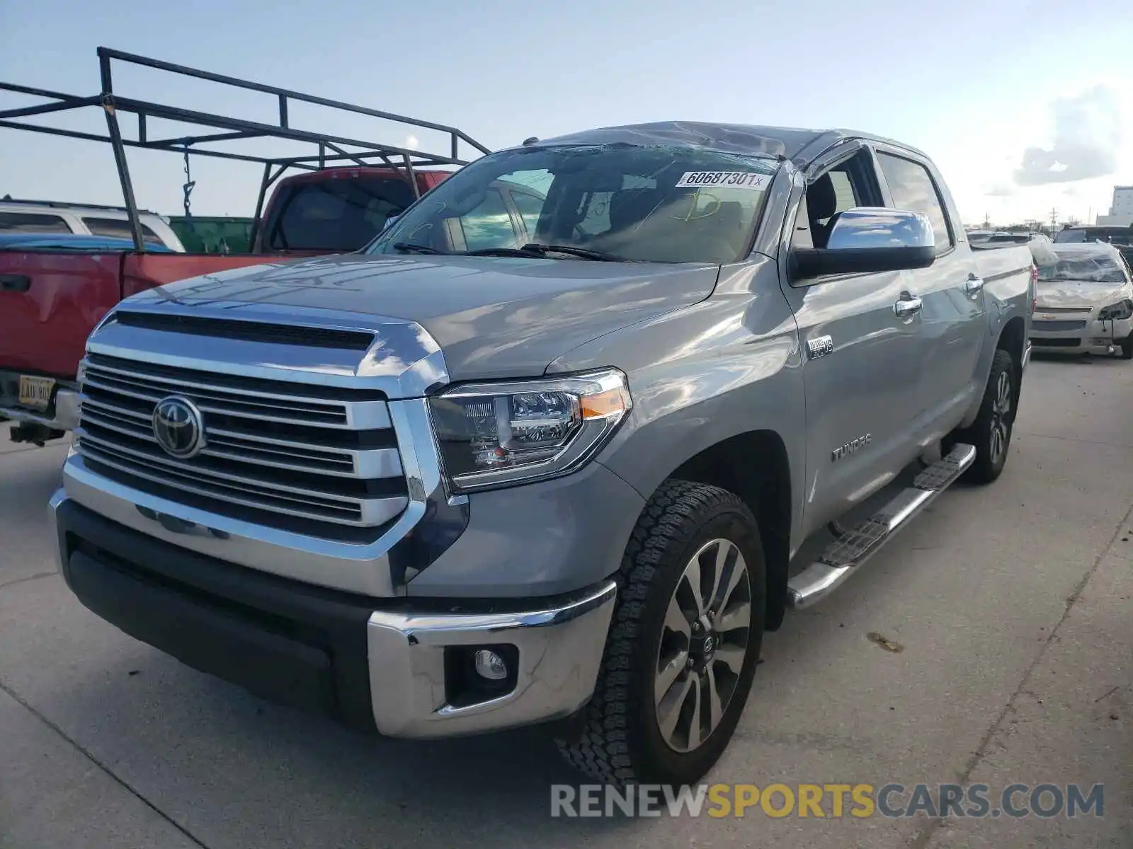 2 Photograph of a damaged car 5TFFY5F12KX245201 TOYOTA TUNDRA 2019