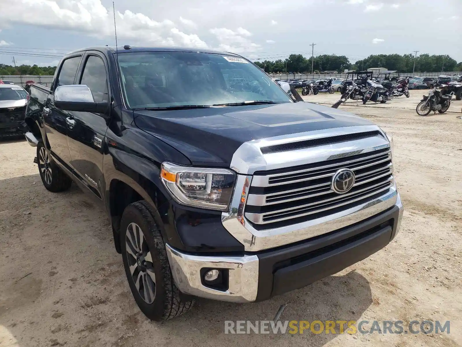 1 Photograph of a damaged car 5TFFY5F12KX251466 TOYOTA TUNDRA 2019