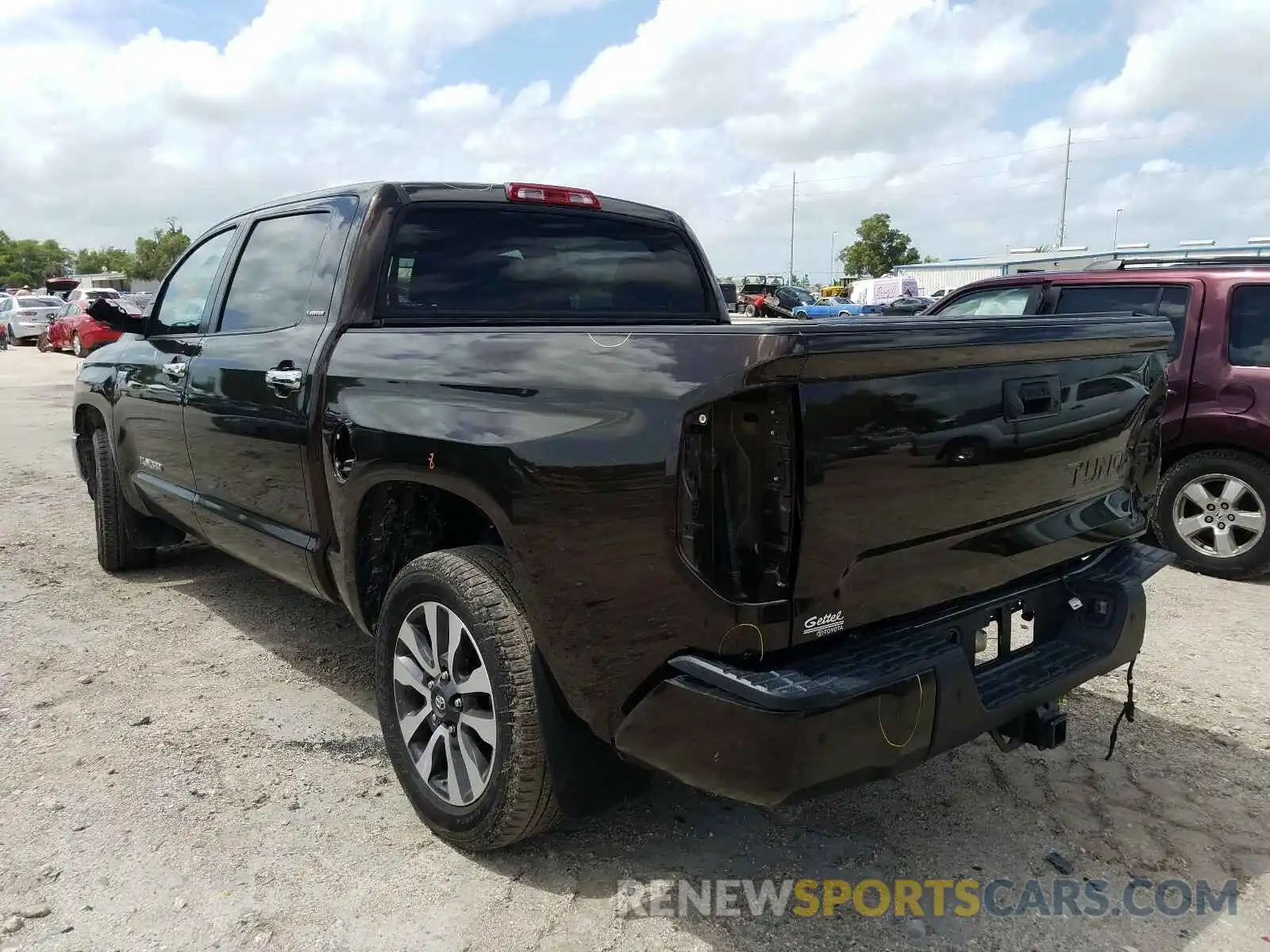 3 Photograph of a damaged car 5TFFY5F12KX253458 TOYOTA TUNDRA 2019