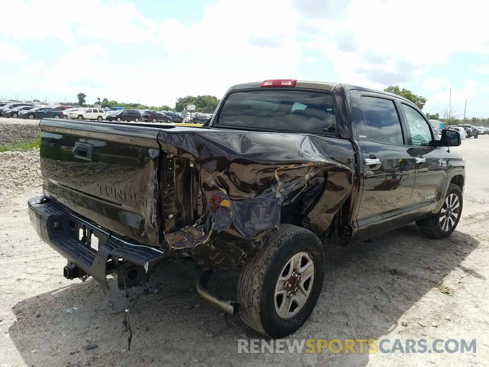 4 Photograph of a damaged car 5TFFY5F12KX253458 TOYOTA TUNDRA 2019