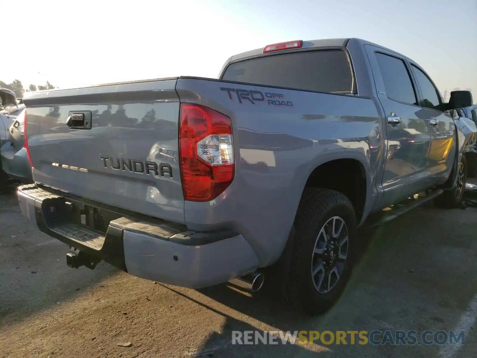 4 Photograph of a damaged car 5TFFY5F12KX254934 TOYOTA TUNDRA 2019