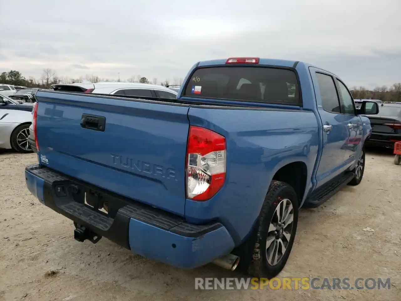 4 Photograph of a damaged car 5TFFY5F13KX244820 TOYOTA TUNDRA 2019