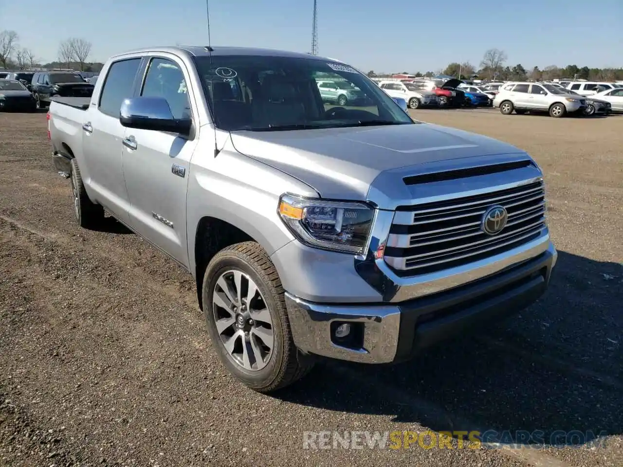 1 Photograph of a damaged car 5TFFY5F13KX244882 TOYOTA TUNDRA 2019