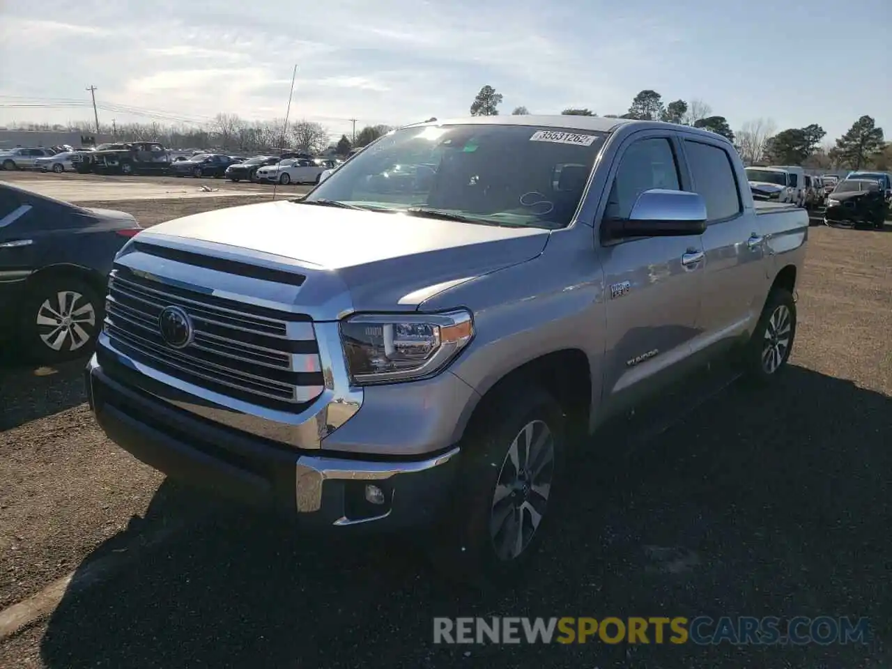 2 Photograph of a damaged car 5TFFY5F13KX244882 TOYOTA TUNDRA 2019